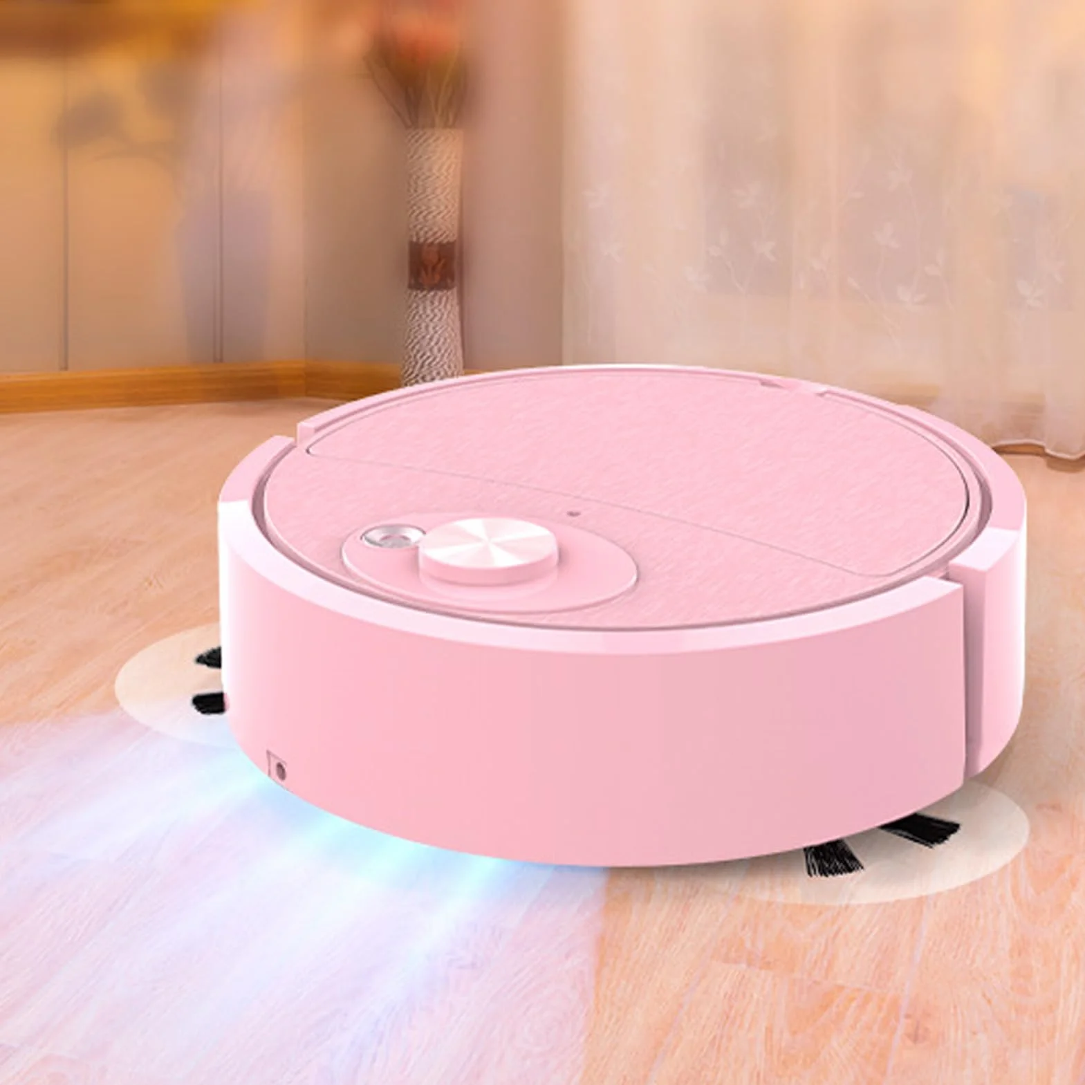 Reheyre Robot do czyszczenia podłóg kamiennych na pewno na podstawie informacji Oto tytuł produktu do aukcji Mini odkurzacz zamiatający ładowalny z super ssaniem niski różowy