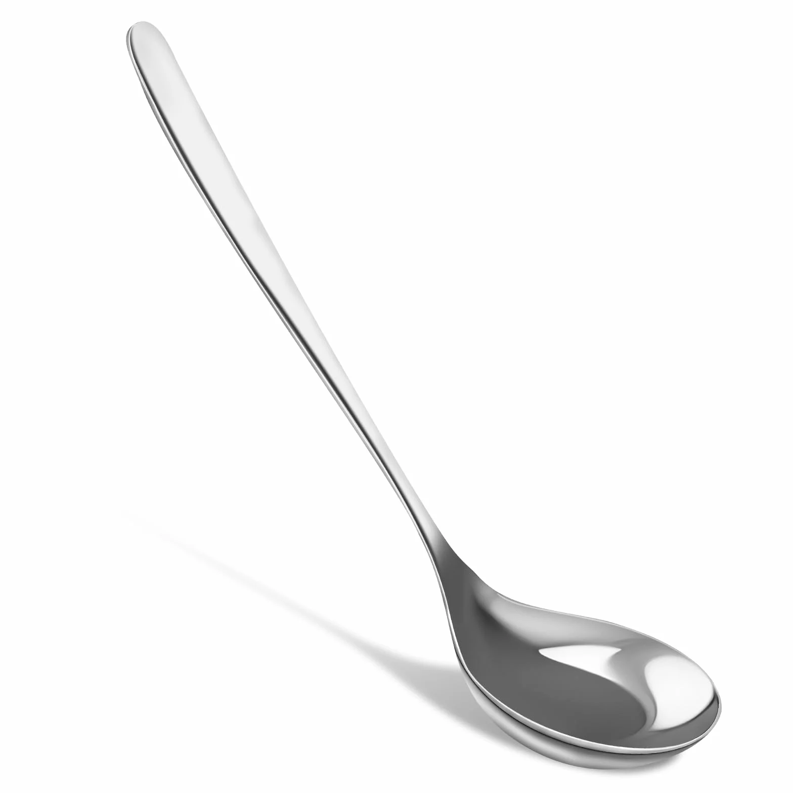 Chochla ze stali nierdzewnej, srebrna, chochla do zupy, chochla ze stali nierdzewnej, chochla do sosów, chochla do zupy do serwowania zup i dań jednogarnkowych