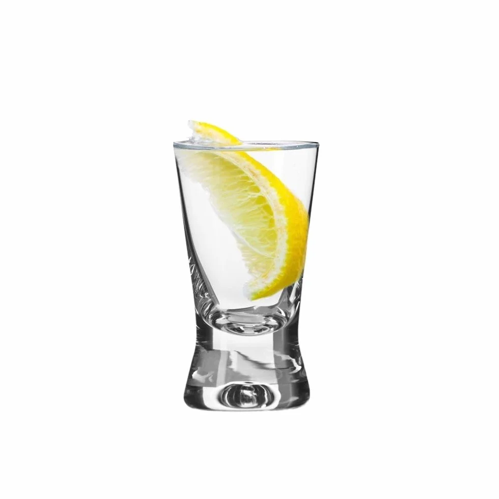 KROSNO Kieliszki do wódki X-line | Zestaw 6 kieliszków | 25 ML | Kolekcja X-Line | Idealne do Domu, Restauracji i na Przyjęcia | Można Myć w Zmywarce
