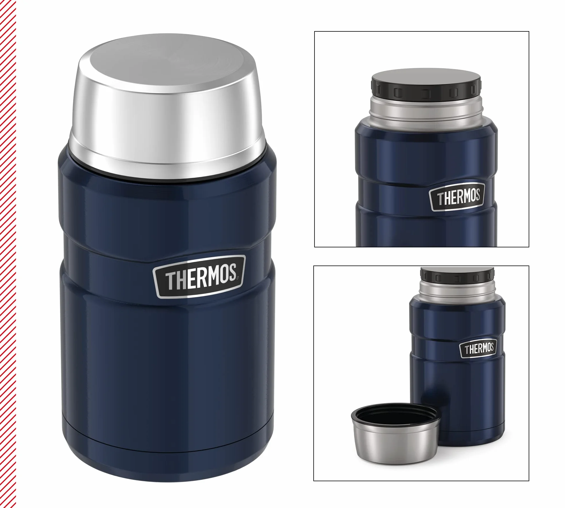 THERMOS Pojemnik termiczny do jedzenia 710 ml stal nierdzewna szczelny