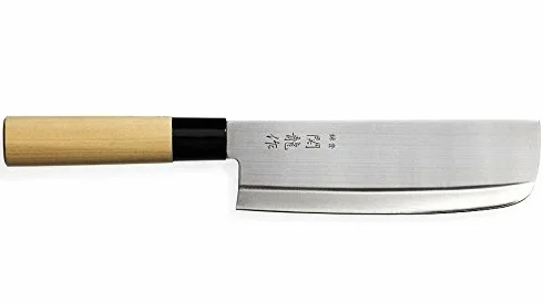 Japoński nóż kuchenny Sekiryu Nakiri - ostrze ze stali nierdzewnej 165 mm