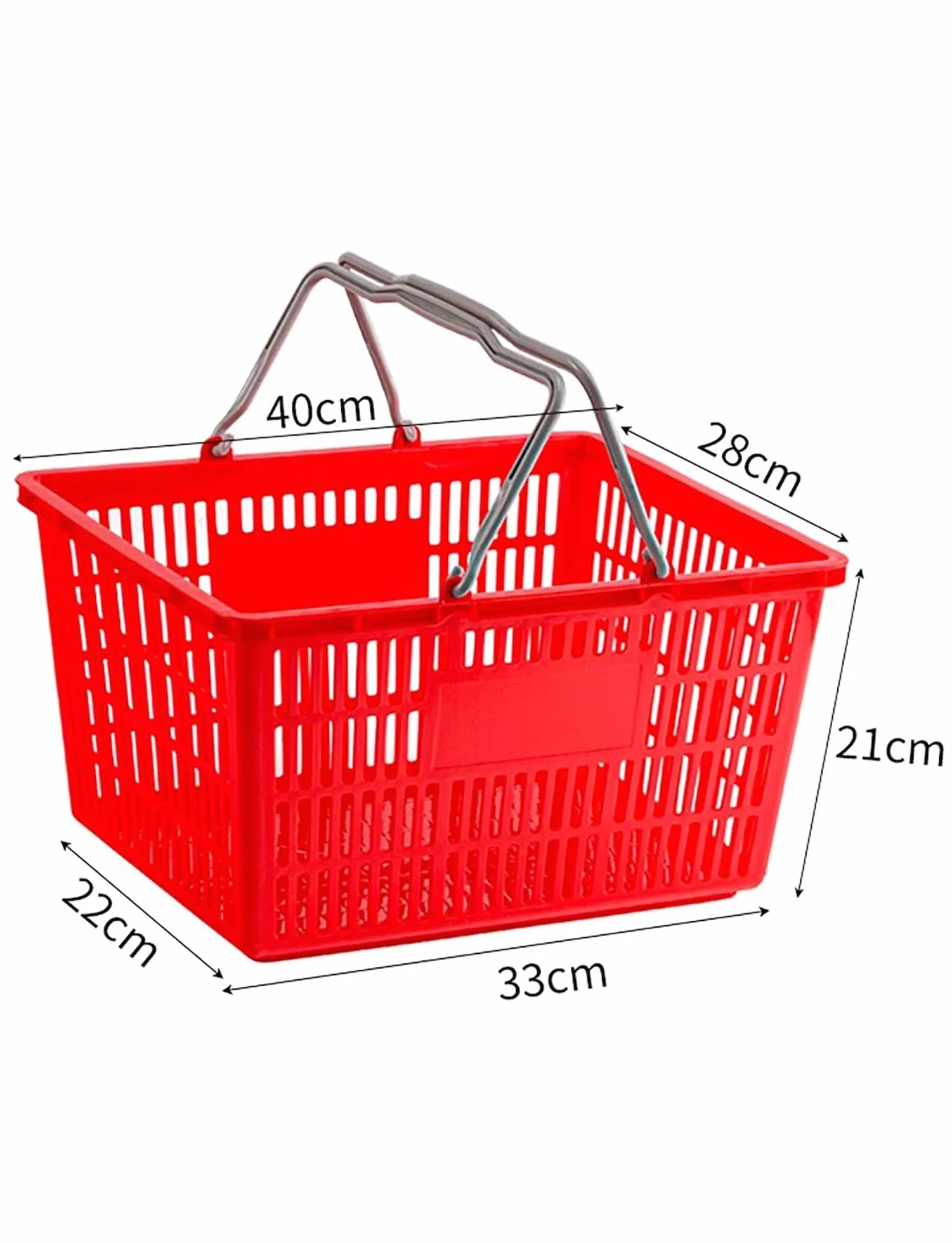 Składane plastikowe kosze do przechowywania z uchwytami do zakupów spożywczych, pralni i organizacji domu