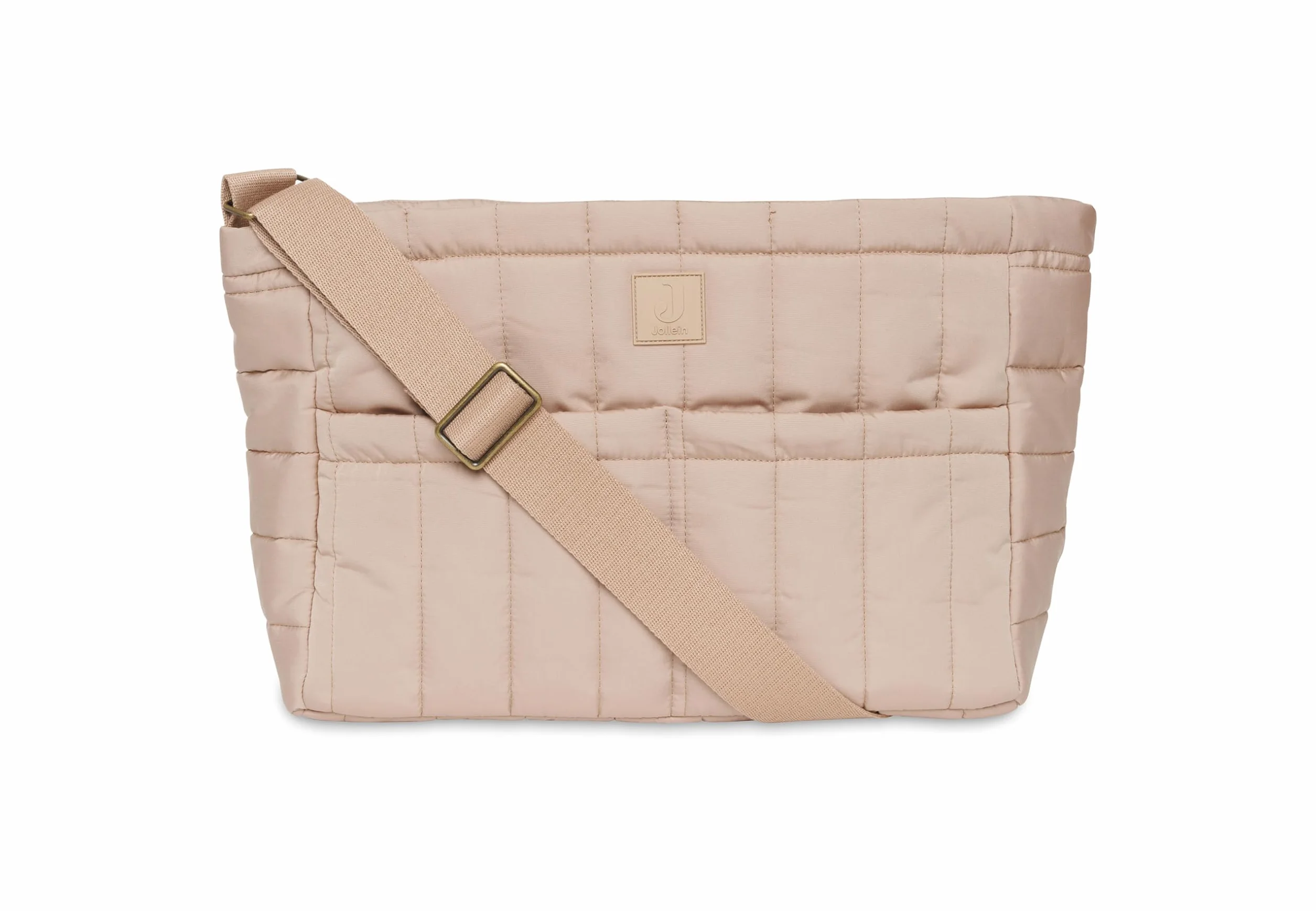 Jollein Torba do wózka dziecięcego – Biscuit – do wózka dziecięcego i wózka spacerowego – Mom Bag – wielofunkcyjna torba dla niemowląt – jasnobrązowa, biszkopt, Współczesny