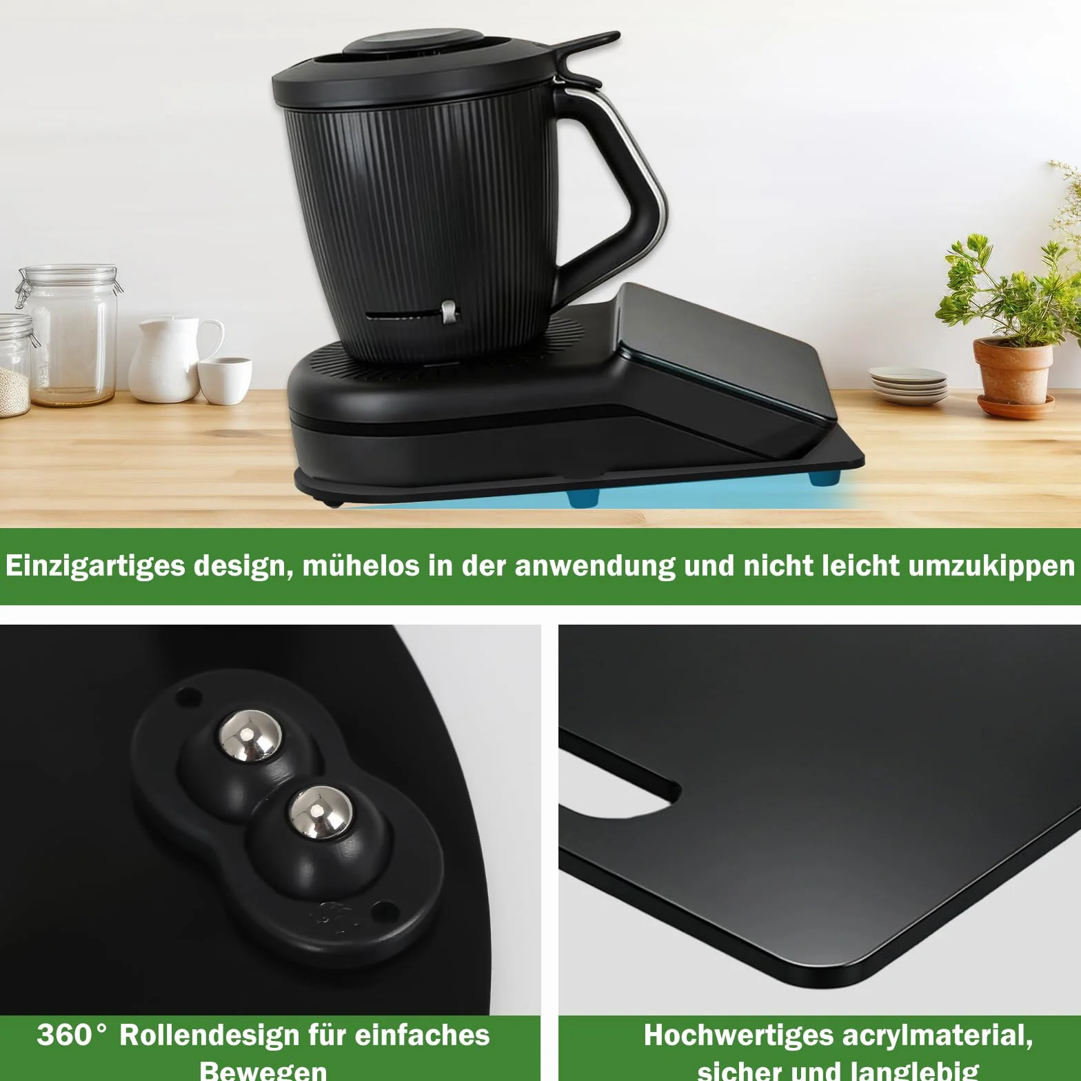 Deska ślizgowa do Thermomix TM7 z kółkami 360°