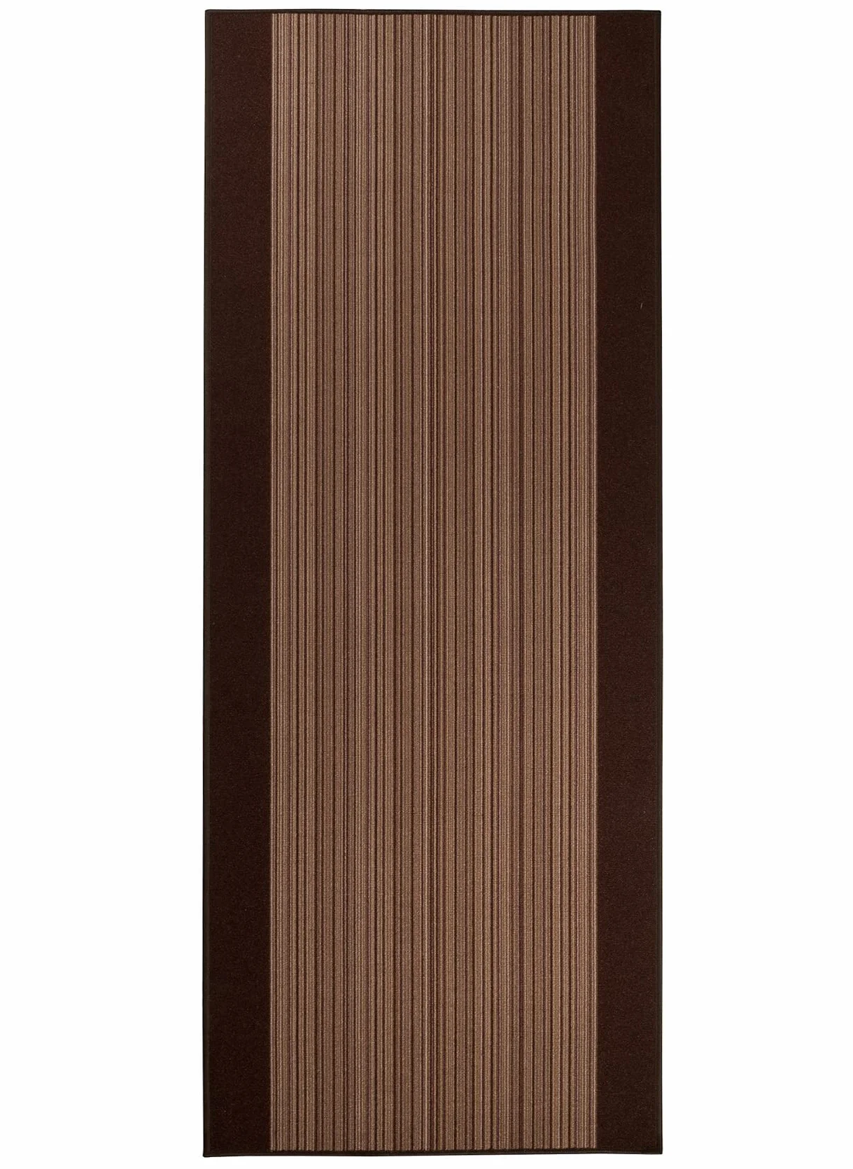 Tapiso Antypoślizgowy dywan, bieżnik na metry, nowoczesny, w paski, brązowy, melanż, do korytarza, salonu, 80 x 1000 cm