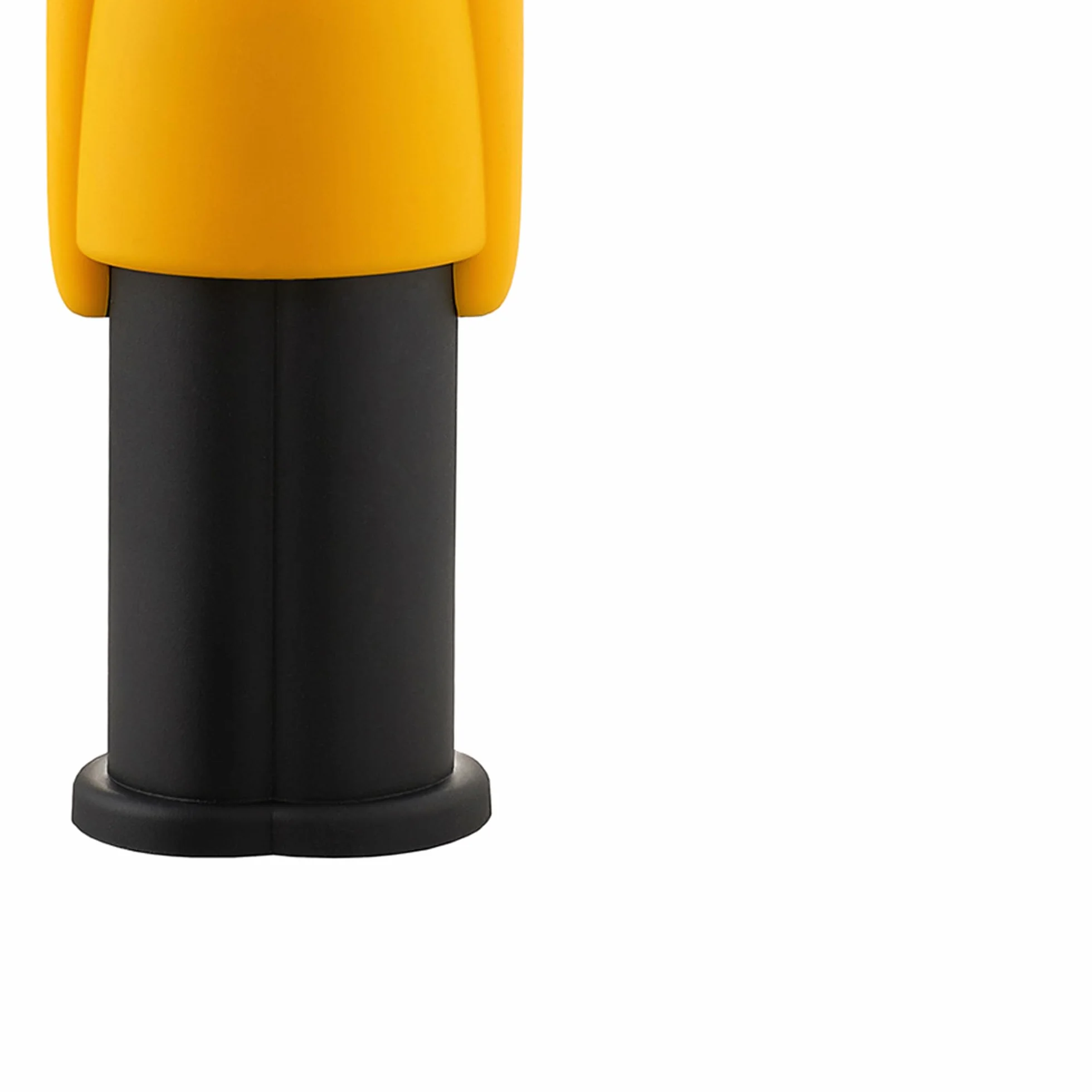Alessi Alessandro M. AM23 YB – designerski korkociąg, z żywicy termoplastycznej, chromowany zamak, żółty i czarny