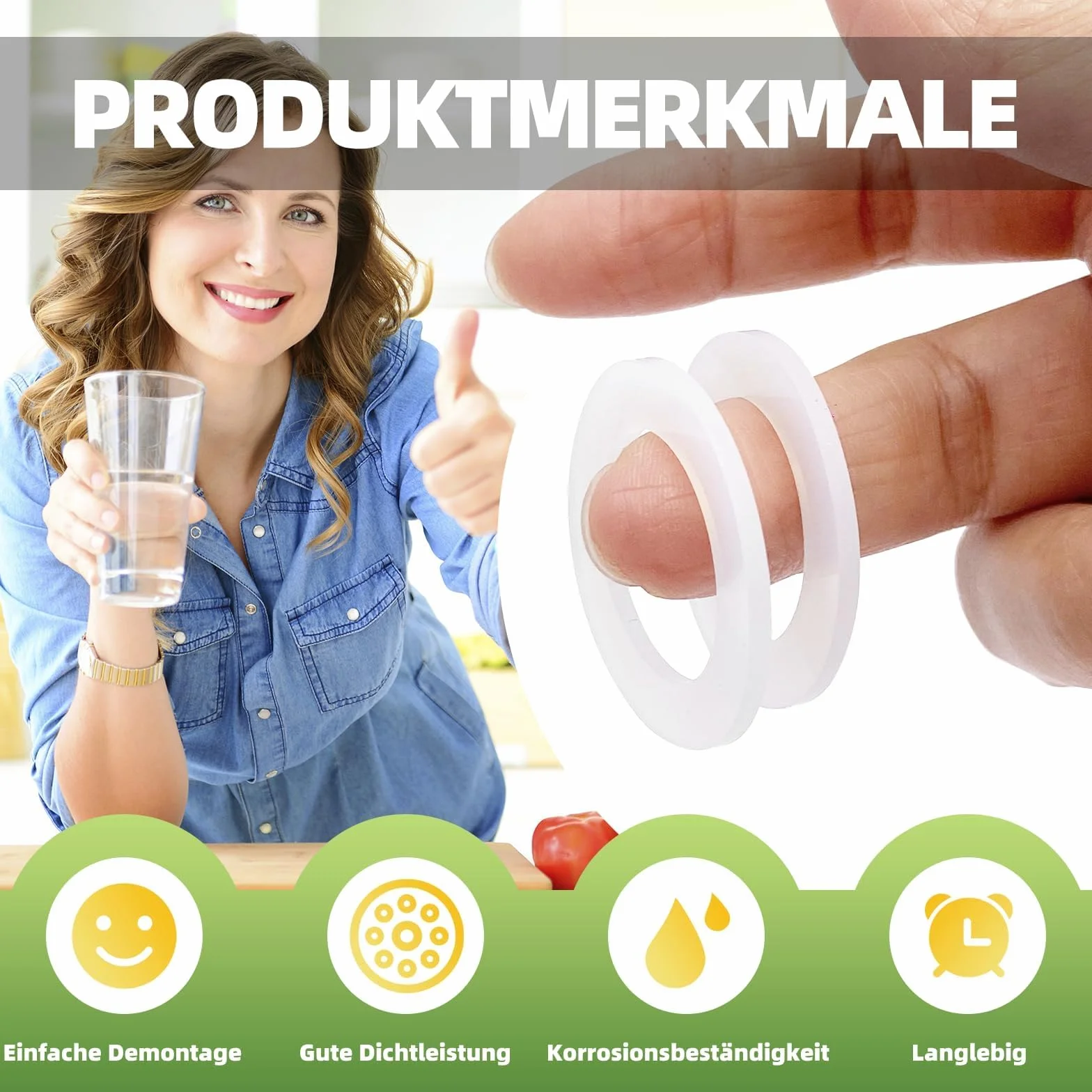 Uszczelka O-Ring Do Butelek PET Kompatybilna Z Sodastream D57 - Zamiennik, 10 sztuk