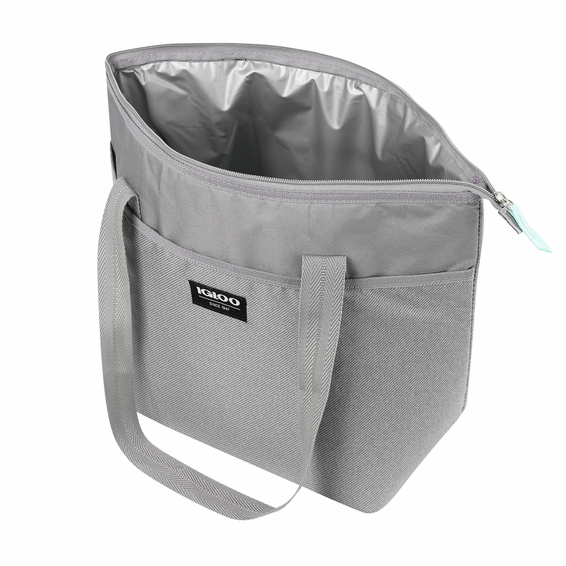 IGLOO Print Essential Mini Torba Termiczna 6L – kompaktowa szara torba chłodząca na lunch, przekąski & napoje – lekka przenośna torba idealna do pracy, szkoły, pikniku & podróży