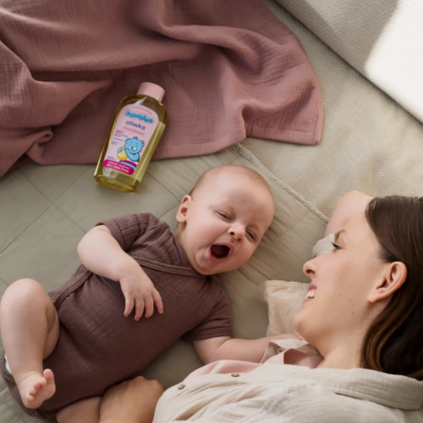 Bambino Oliwka Hipoalergiczna dla Niemowląt 150 ml – Delikatna Pielęgnacja od 1. Dnia Życia, 99% Naturalnych Olejków, z Witaminą E