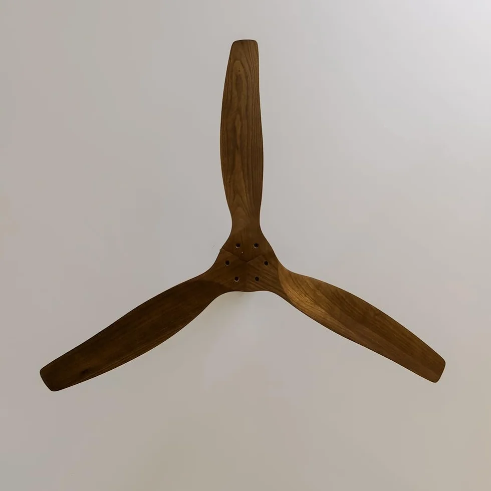 Cecotec Wentylator sufitowy EnergySilence Aero 580 65W 52" 132 cm 3 łopatki Timer 3 prędkości Lato/zima Czarny/Orzech
