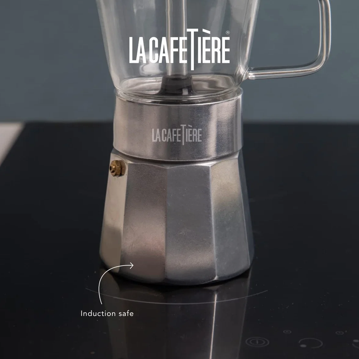 La Cafetière Verona szklany ekspres do kawy, chrom, 6 filiżanek, pudełko prezentowe