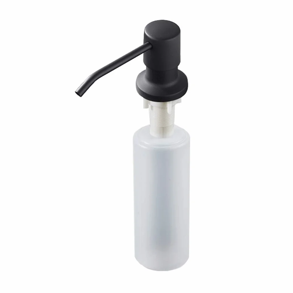 Dozownik mydła w kuchni, mosiężny blat, pompa dozująca balsam do naczyń w płynie 250 ML / 8.4 uncji Butelka na mydło Wbudowana ręczna pompa do zlewozmywaka Dozowniki mydła
