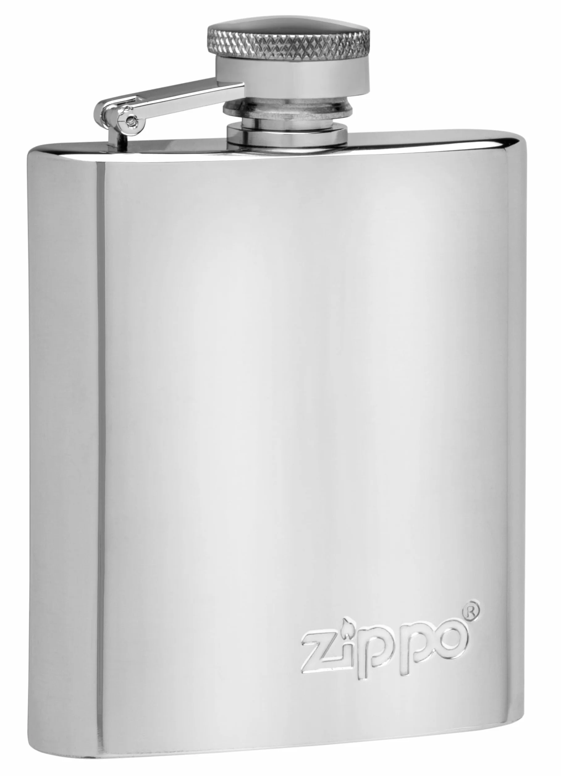 Zippo Piersiówka ze Stali Nierdzewnej, Srebrna, 177 ml, Polerowana, optymalna na Wędrówki i do Aktywności na Świeżym Powietrzu