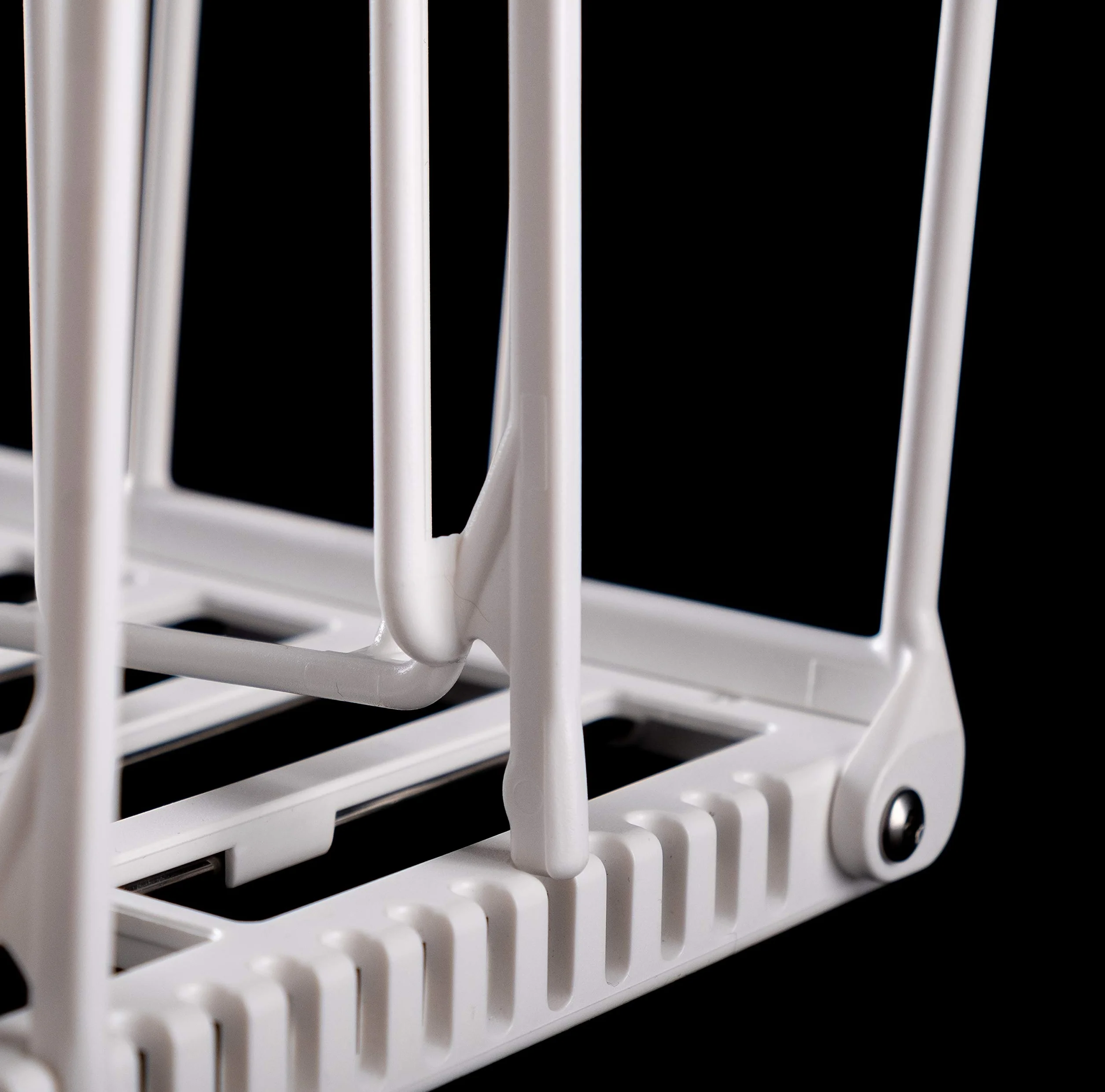 LIPAVI N10X Sous Vide Rack with Anti Float - Adjustable, Collapsible, Ensures even warming with Sous Vide Cooking - White Polycarbonate with 316L Stainless steel weights - Square L:7.8 W:6.4 H:6.6 inch - Fits LIPAVI C10 Container