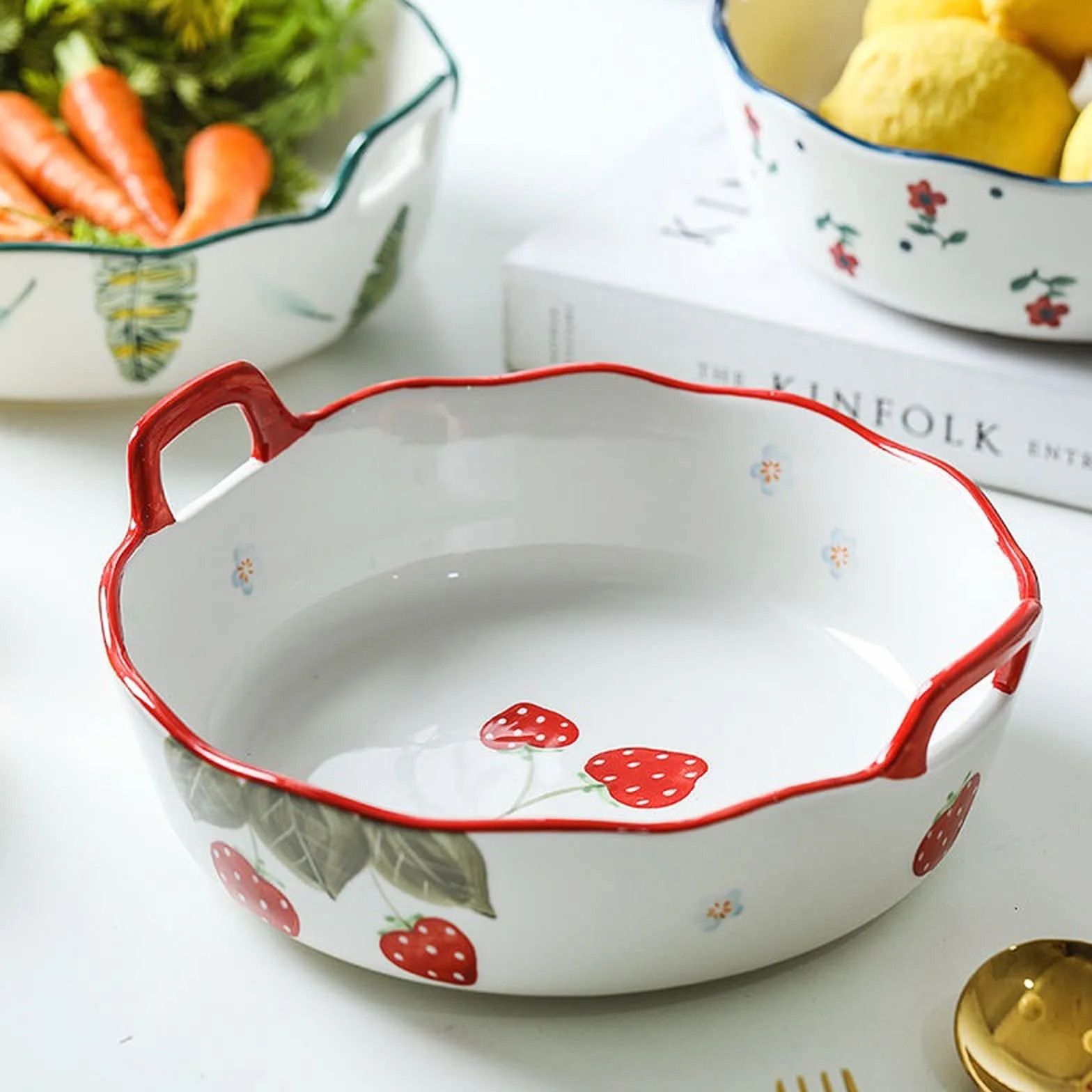 Naczynie do pieczenia śliczne danie do pieczenia pieczony talerz ryżowy binauralna ceramiczna głęboka patelnia do pieczenia japoński styl domowa blacha do pieczenia miska piekarnik patelnie do lasagne