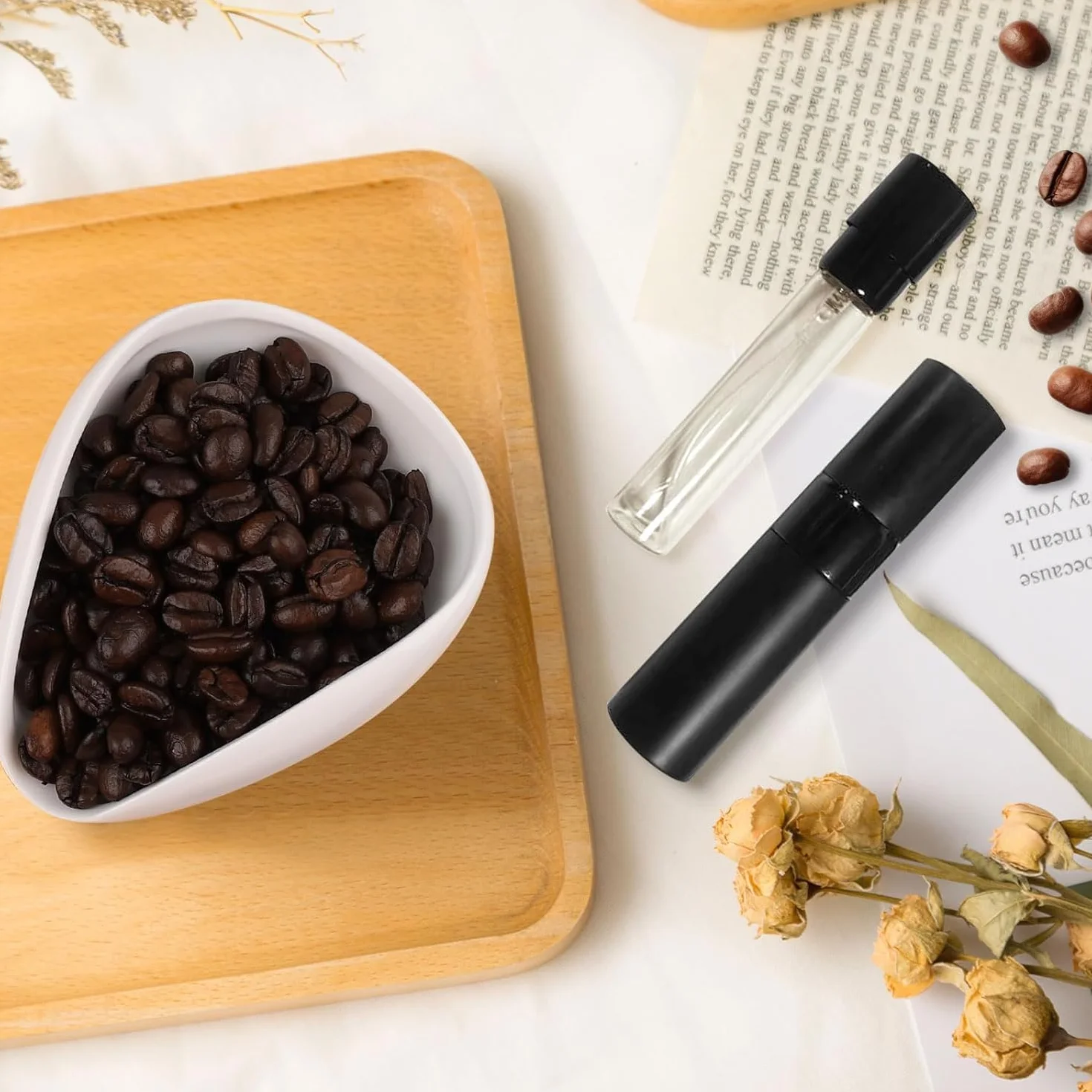 1 zestaw kubków z dozownikiem i butelką z rozpylaczem, ceramiczny kubek z dozownikiem i butelka z rozpylaczem RDT – idealny dla miłośników espresso, zestaw akcesoriów baristy do kawy, herbaty,