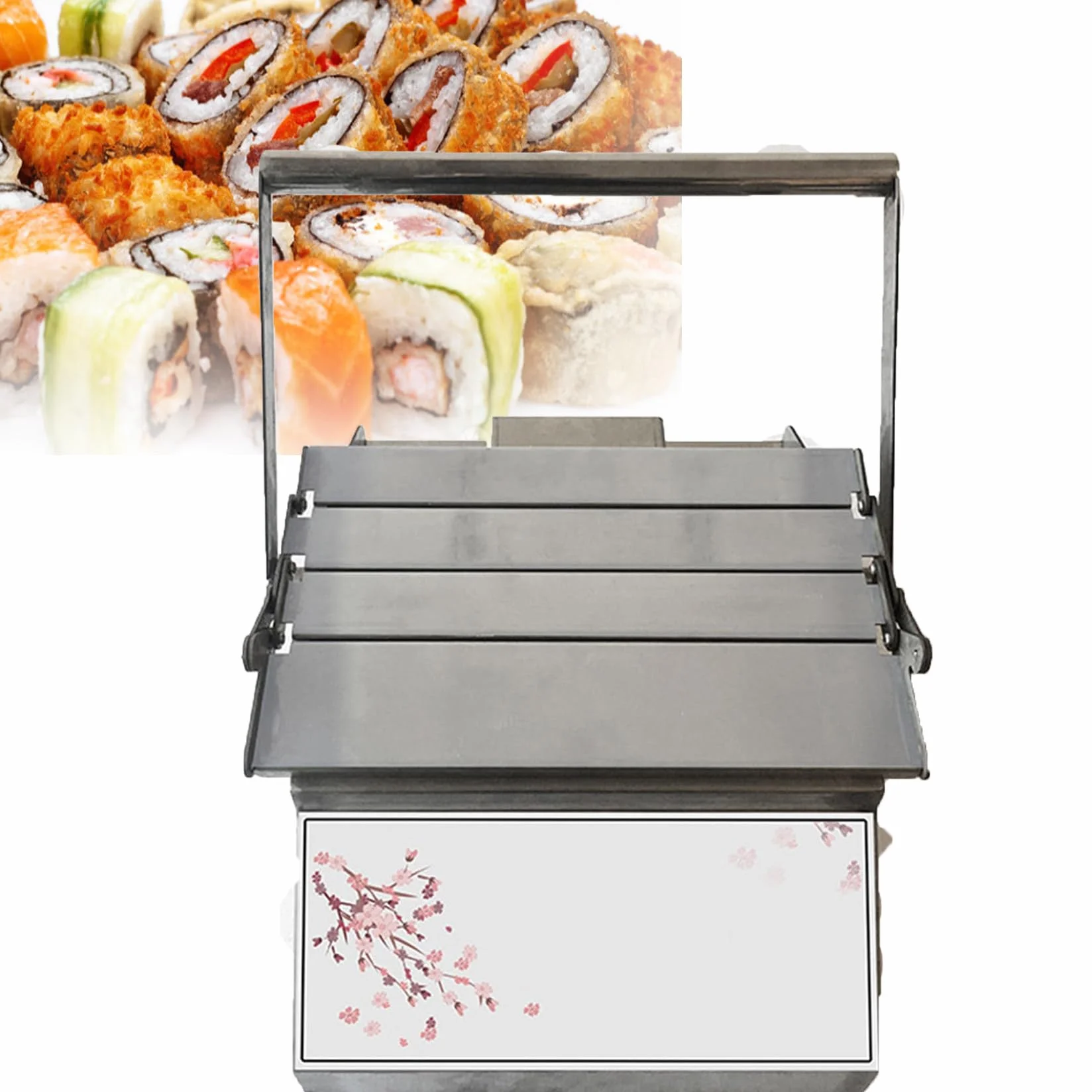 Maszyna do robienia sushi, ręczny wałek do sushi DIY do wydajnego zwijania z ryżem, warzywami i mięsem - idealne narzędzie kuchenne do domowego rękodzieła sushi