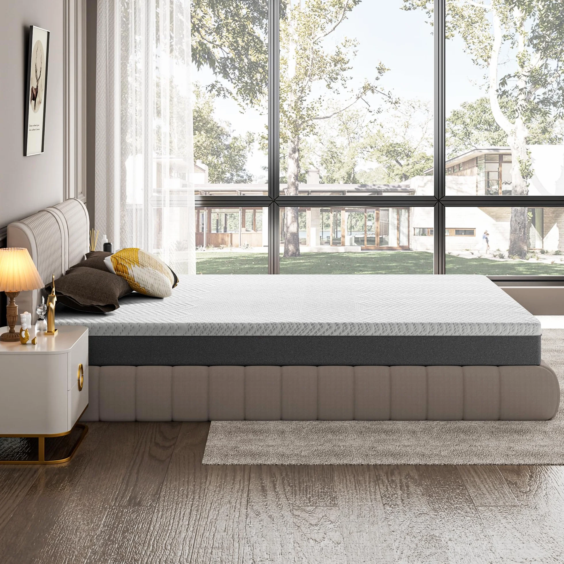BedStory Materac Memory Foam, 140 x 200 cm