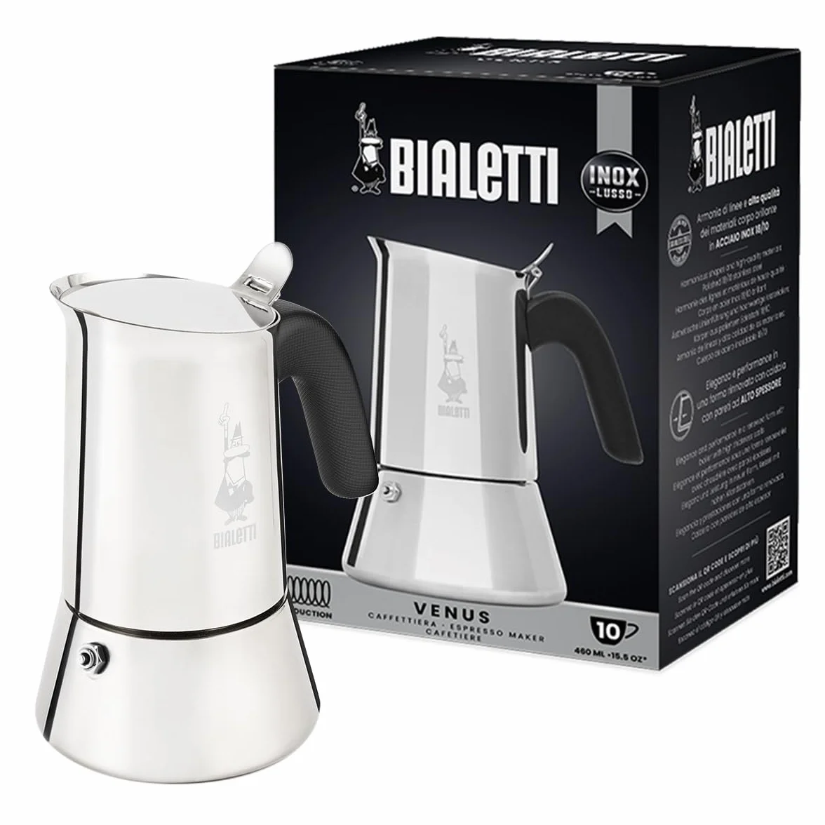 Bialetti New Venus Kawiarka, Srebrny, 230.0W 220.0V