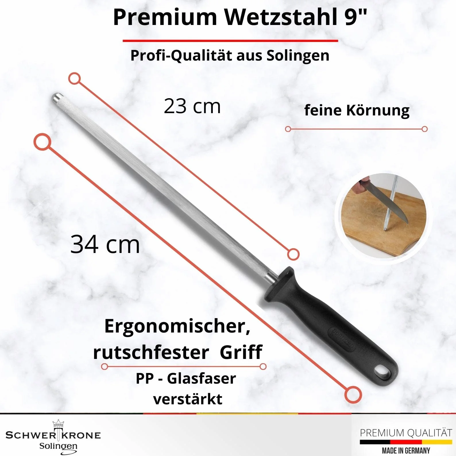 Schwertkrone Zestaw noży rzeźniczych - Made in Germany, nóż rzeźniczy