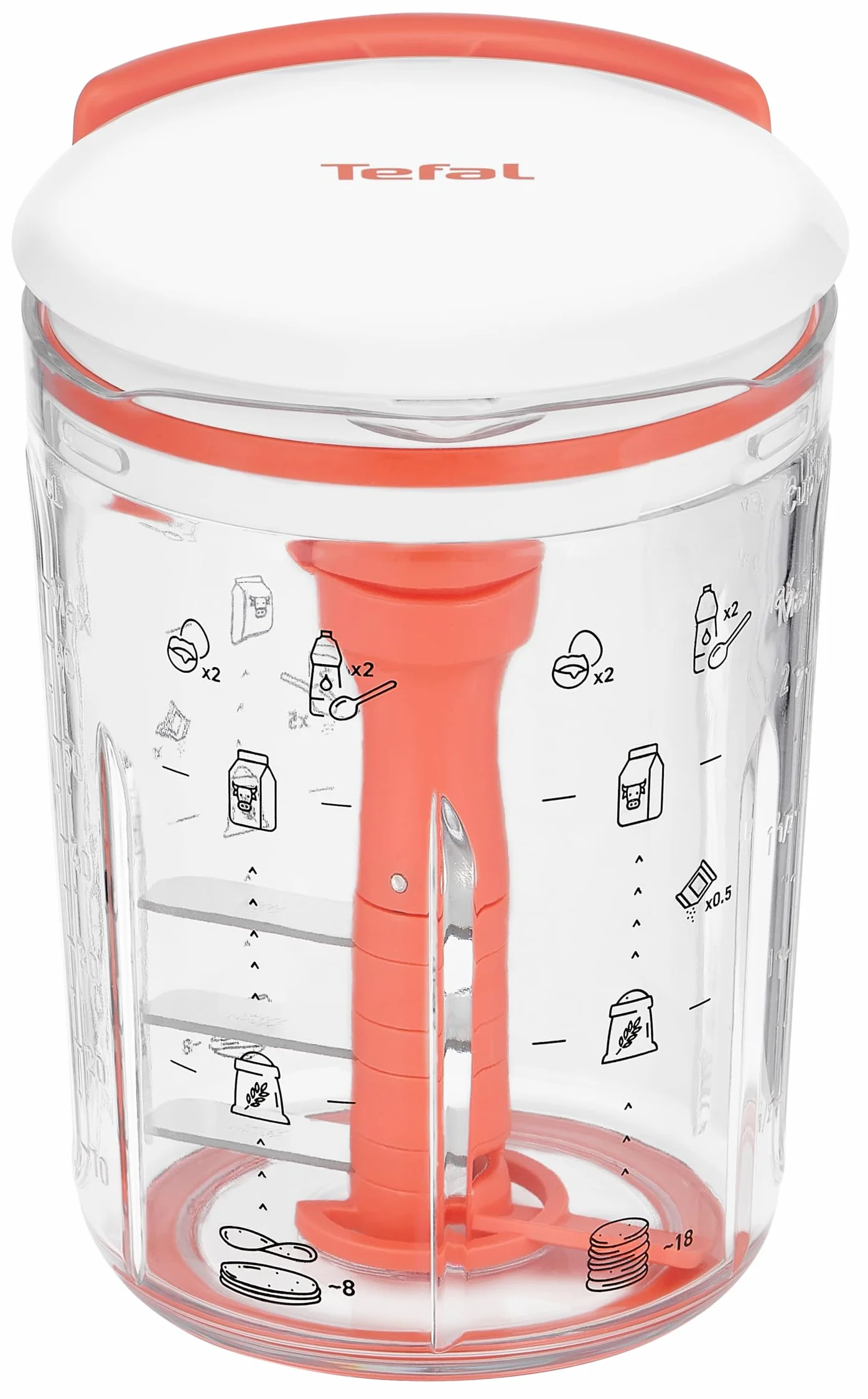 Tefal Express Mikser do Naleśników, Biały, 900 ml