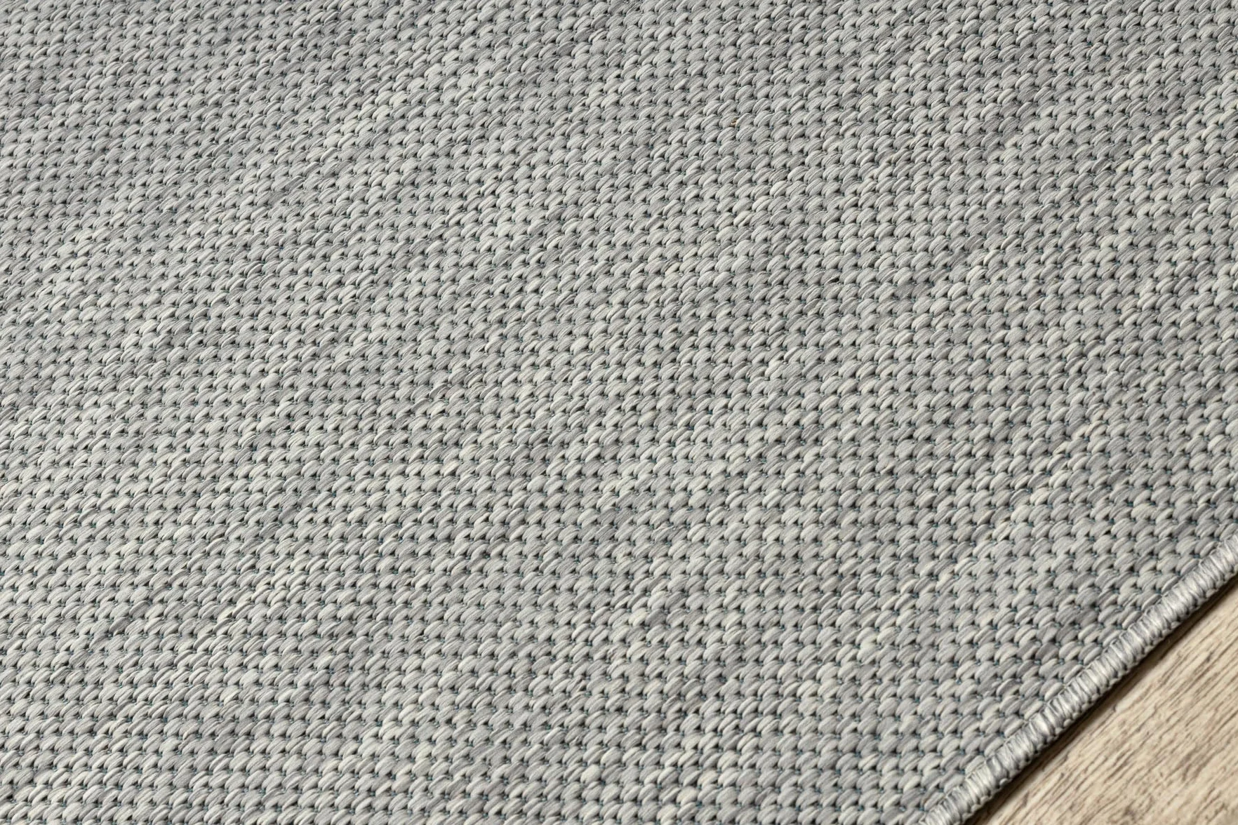 Bieżnik SISAL SION Melange płasko tkany, szary, 100 cm, 100 x 520 cm, szary