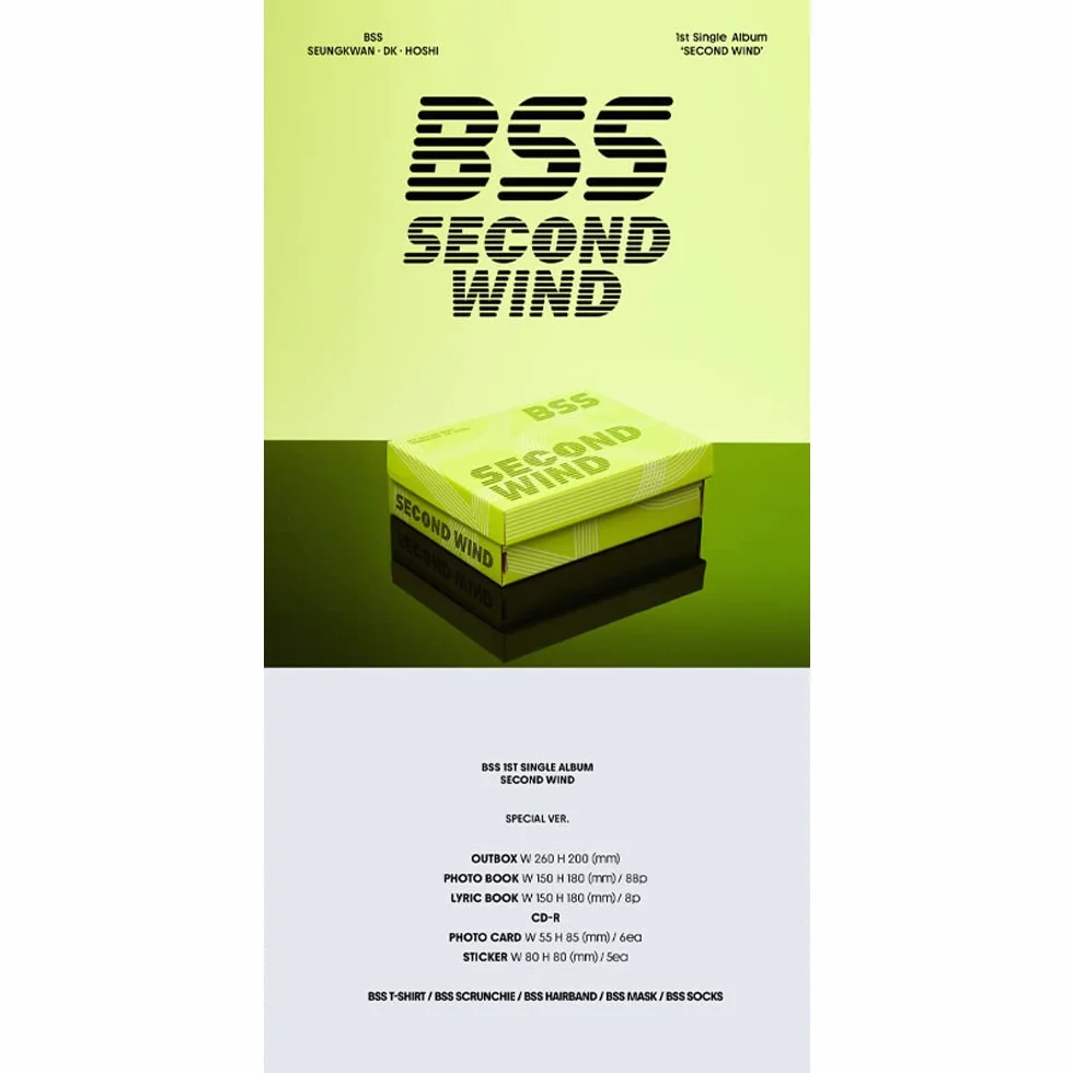 BSS SEVENTEEN - 1. pojedynczy album SECOND WIND (wersja specjalna)