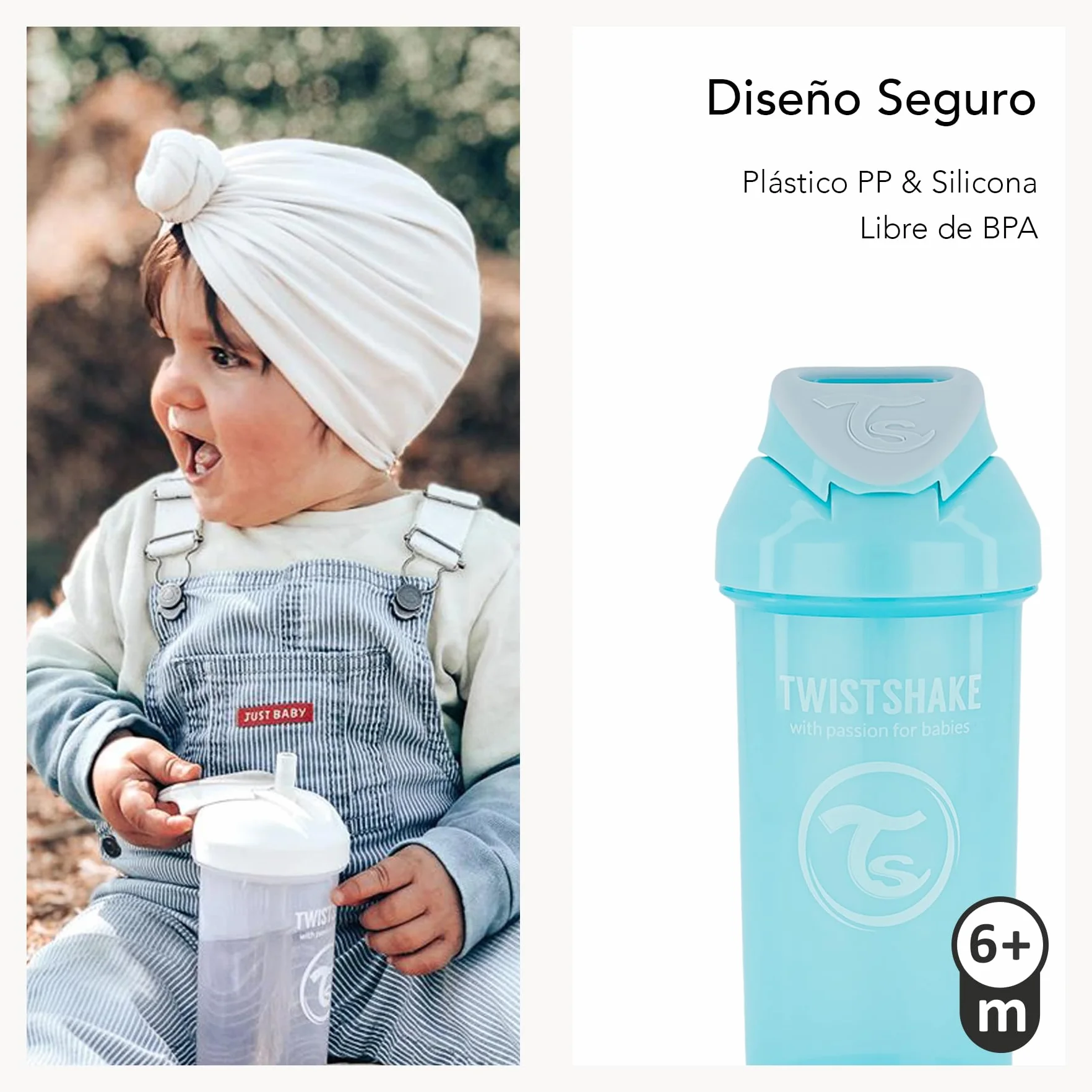 Twistshake Straw Cup Butelka do Nauki Picia z Miękką Słomką 360 ml, Kubek z Giętką Słomką dla Dzieci, Zabezpieczona Przed Wyciekiem, Nie Zawiera BPA, 12+ Miesięcy, Pastelowy Różowy