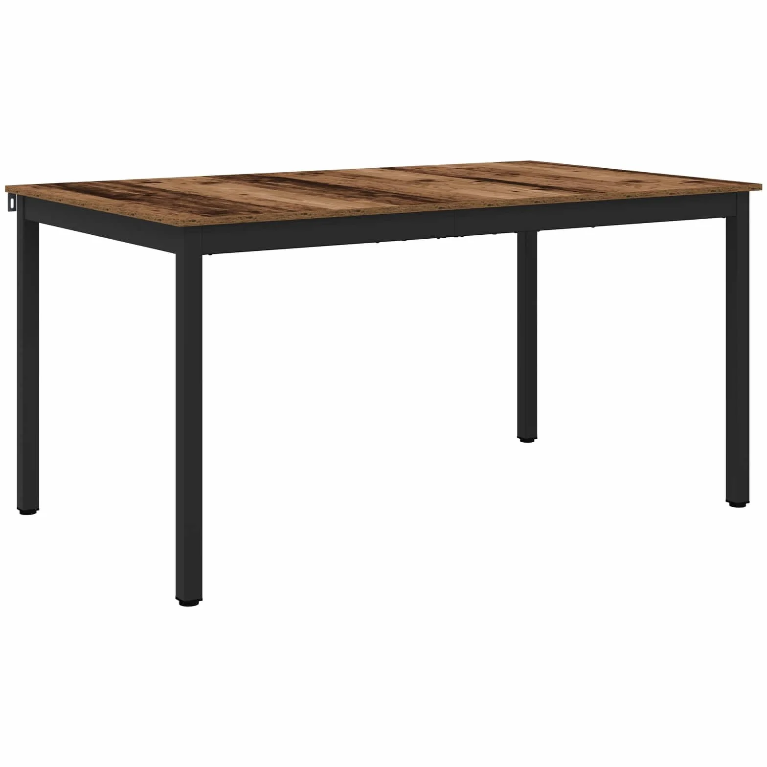 Stół do jadalni 150 x 78 x 75 cm, metalowa rama z płyty drewnopochodnej, stabilny stół kuchenny do jadalni i salonu, idealny do posiłków, śniadania, kolacji, rodziny i gości