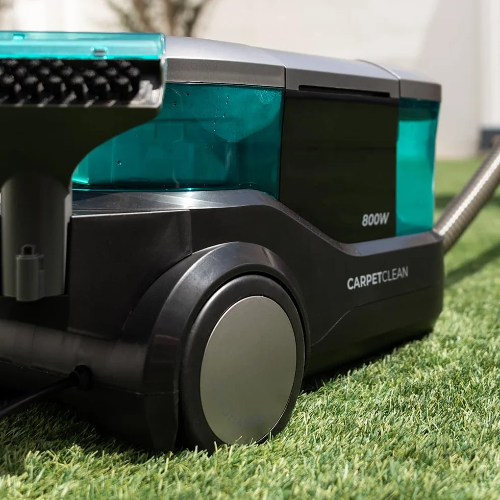 Cecotec Conga CarpetClean 10000 EasyHome odkurzacz do dywanów, środek do czyszczenia tapicerki, 800 W, zbiornik na wodę 3 l i zbiornik na brudną wodę 1,5 l, system wielopowierzchniowy, zestaw