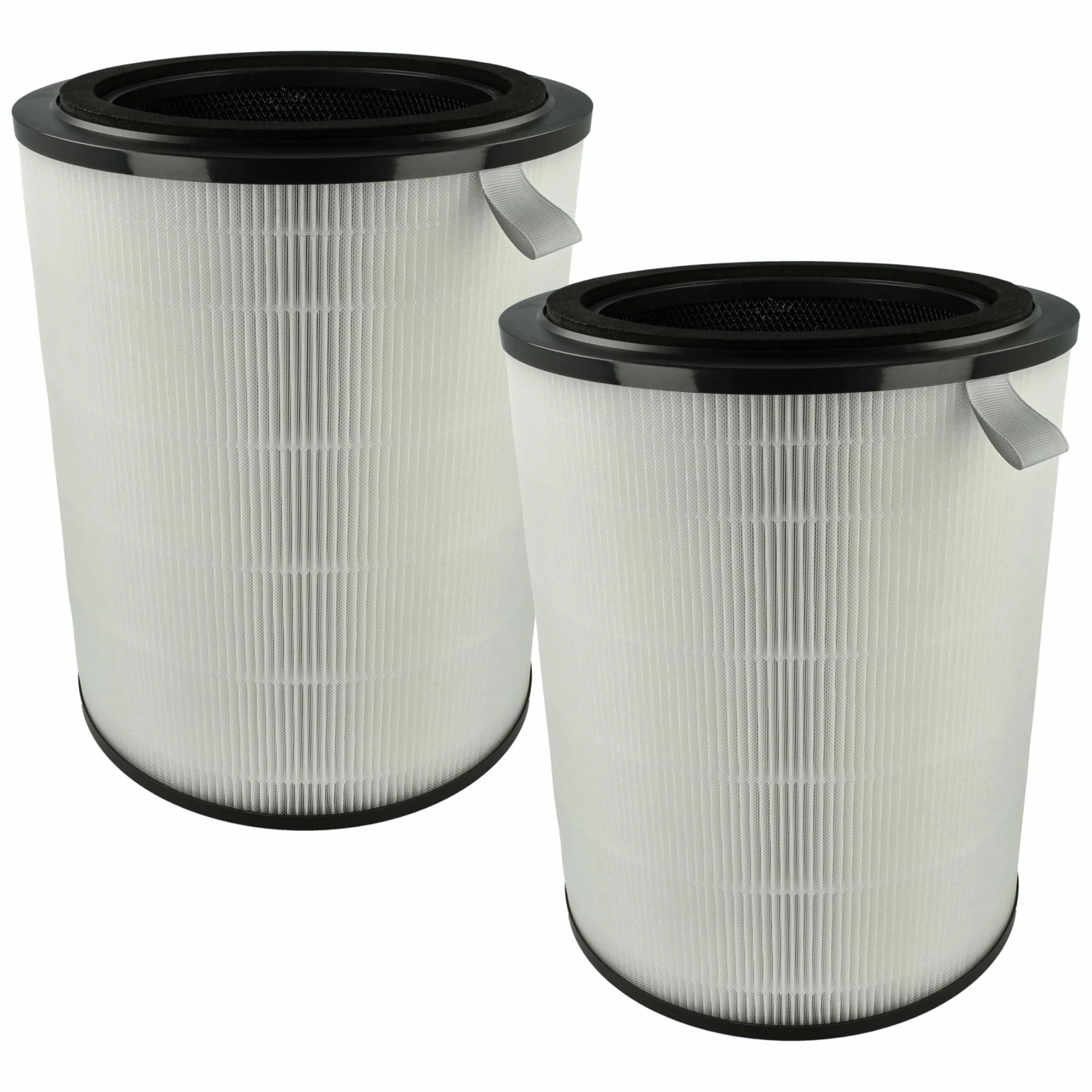 vhbw 2 x filtr z węglem aktywnym kompatybilny z Philips 2000, AC2939, AC2958, 2000i, AC2936 oczyszczacz powietrza - filtr powietrza czarny/biały
