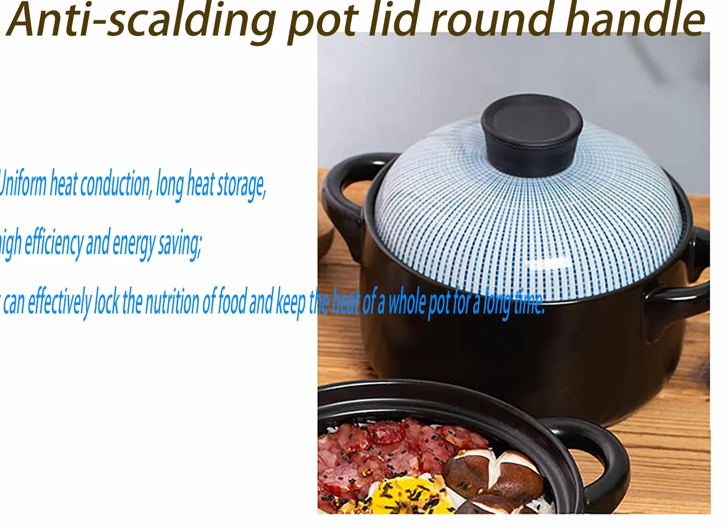 Ceramiczna miska z pokrywką(2.5l)