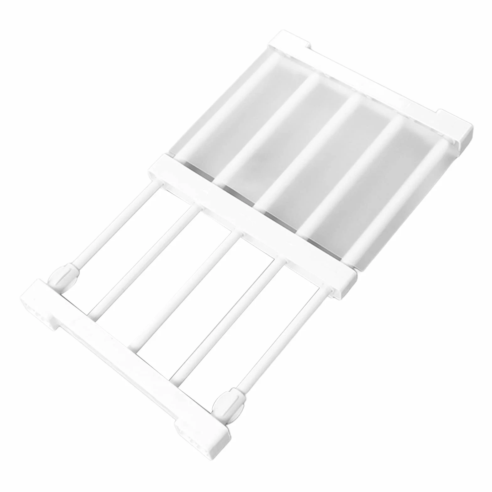 Keenso Półka Napinana do Szafy DIY, Szafka na Gwoździe, Stojak do Przechowywania do Szafy, Półka na Książki, materiał Premium o Nośności od 0 do 20 Kg (Długość 30-40 cm / 11,8-15,7 cala)