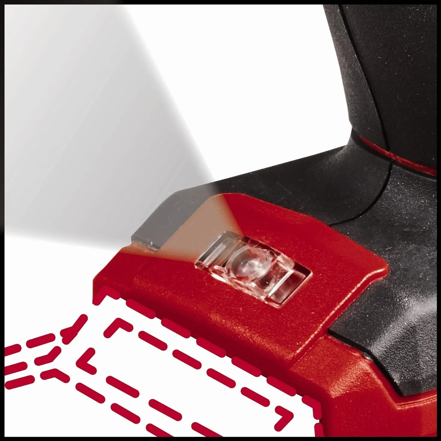 Einhell CE-AP 18 Li-Solo Power X-Change akumulatorowa pompa powietrza (Li-ion, 18V, przepływ powietrza 670 l/min, ciśnienie pracy 0,05 bar, dostawa bez akumulatora i ładowarki), czerwony/czarny | Ciśnienie robocze 0,05 bara, bez baterii CE-AP 150 Li-Solo