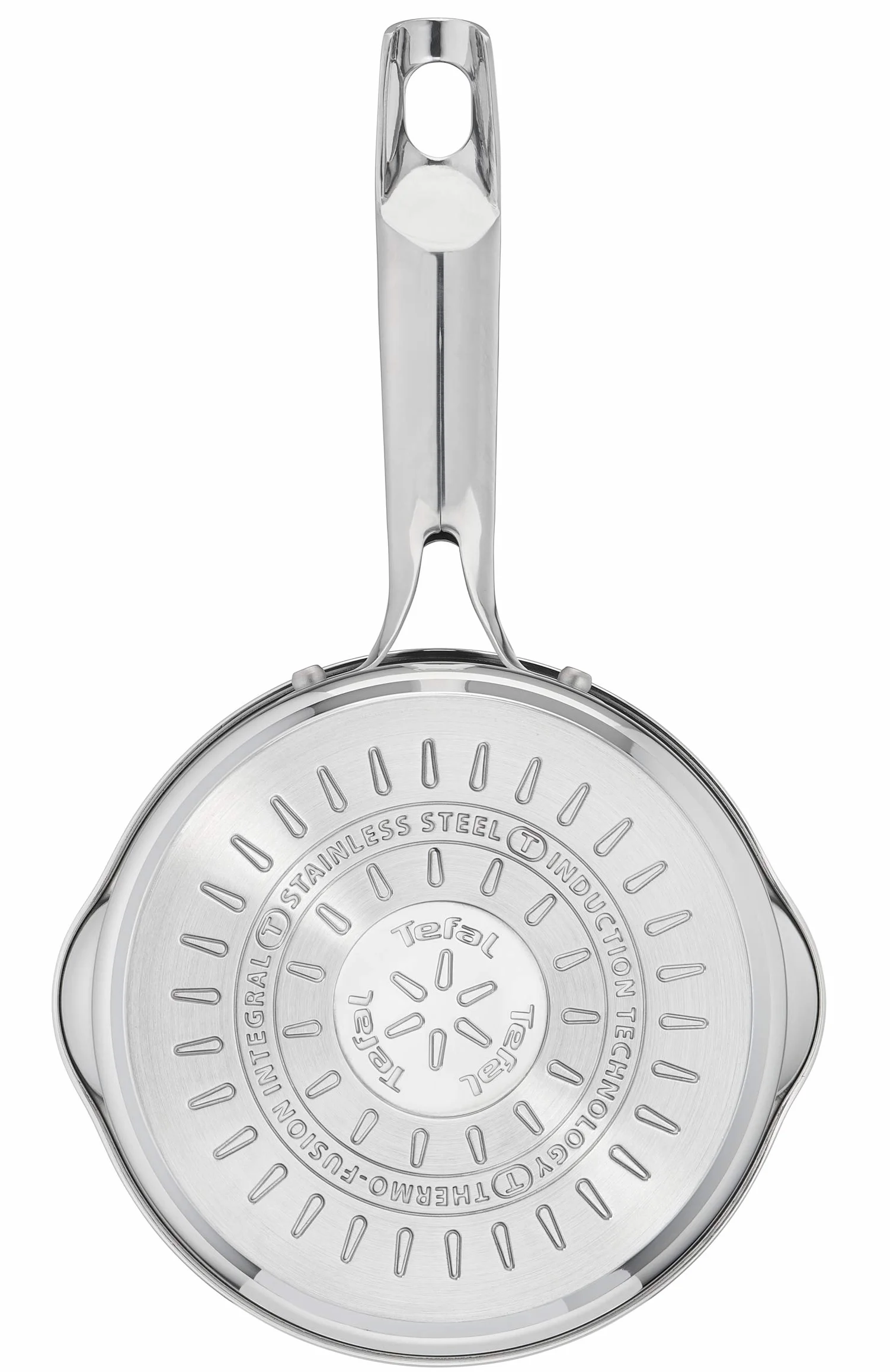 TEFAL Duetto+ G719S734 Zestaw garnków stalowych 7-elementowy: Garnek z pokrywką do odcedzania 5L, 2,9L, 2L, rondel 1,5L, Pokrywki z otworami do odcedzania