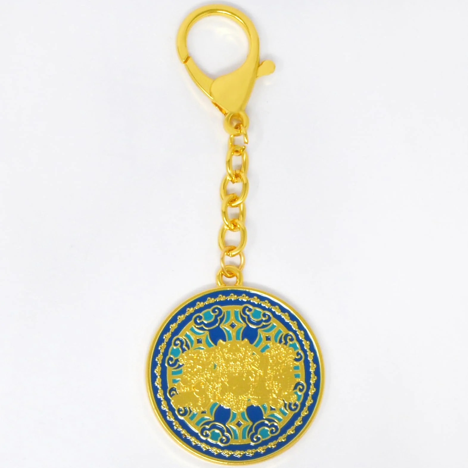 Feng Shui Three Celestial Guardians Brelok Harmonia Bogactwo Porsperity Sukces Zen Amulet Chińska Sztuka Prezent Świąteczny W5474