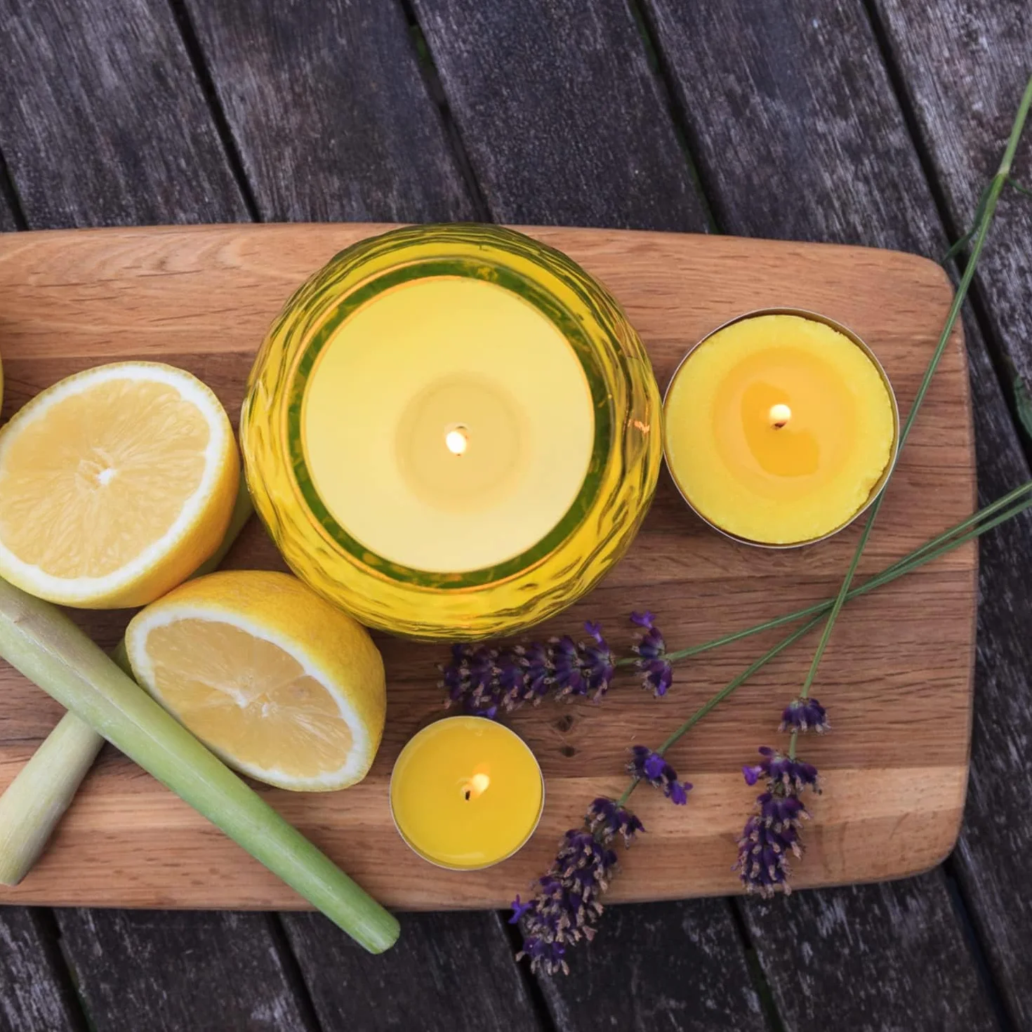 Horeca Candles Przezroczyste świece tealight Citronella - czas palenia 8 godzin, zestaw 50 zapachowych świec - oświetlenie zewnętrzne, balkon, piknik, kemping