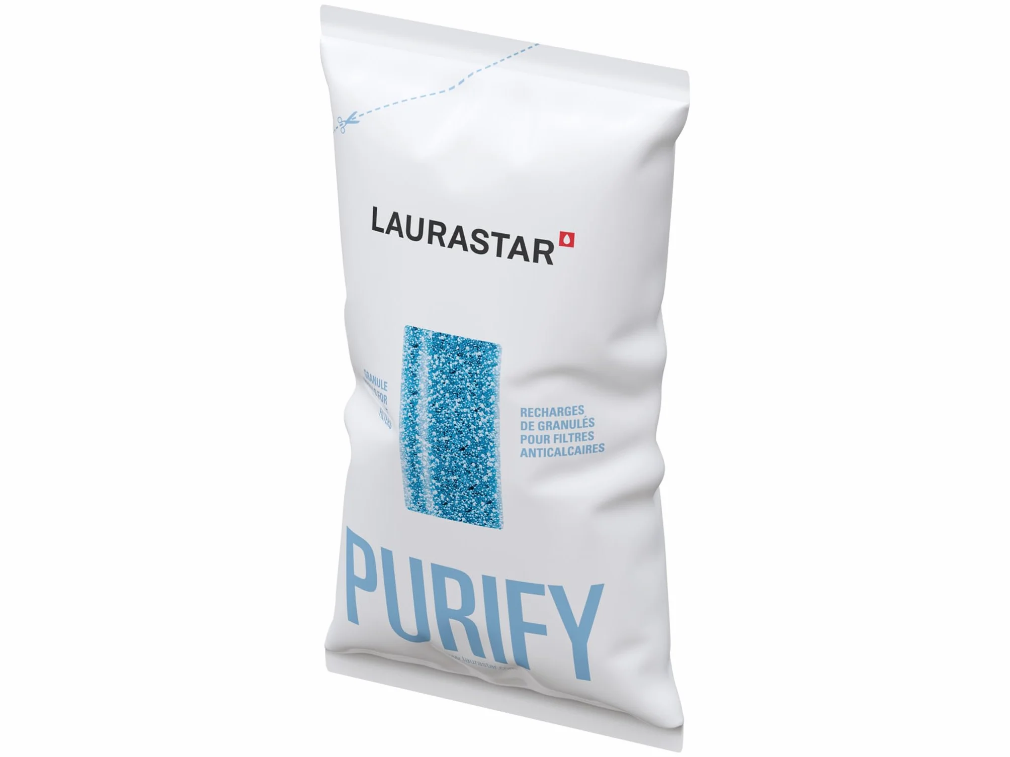 Laurastar Terminy filtracji kamienia wapiennego – 3 sztuki, ochrona przed korozją, ochrona przed solą, granulat zapobiegający osadzaniu się kamienia, wkład granulatu, odpowiedni do zintegrowanych i