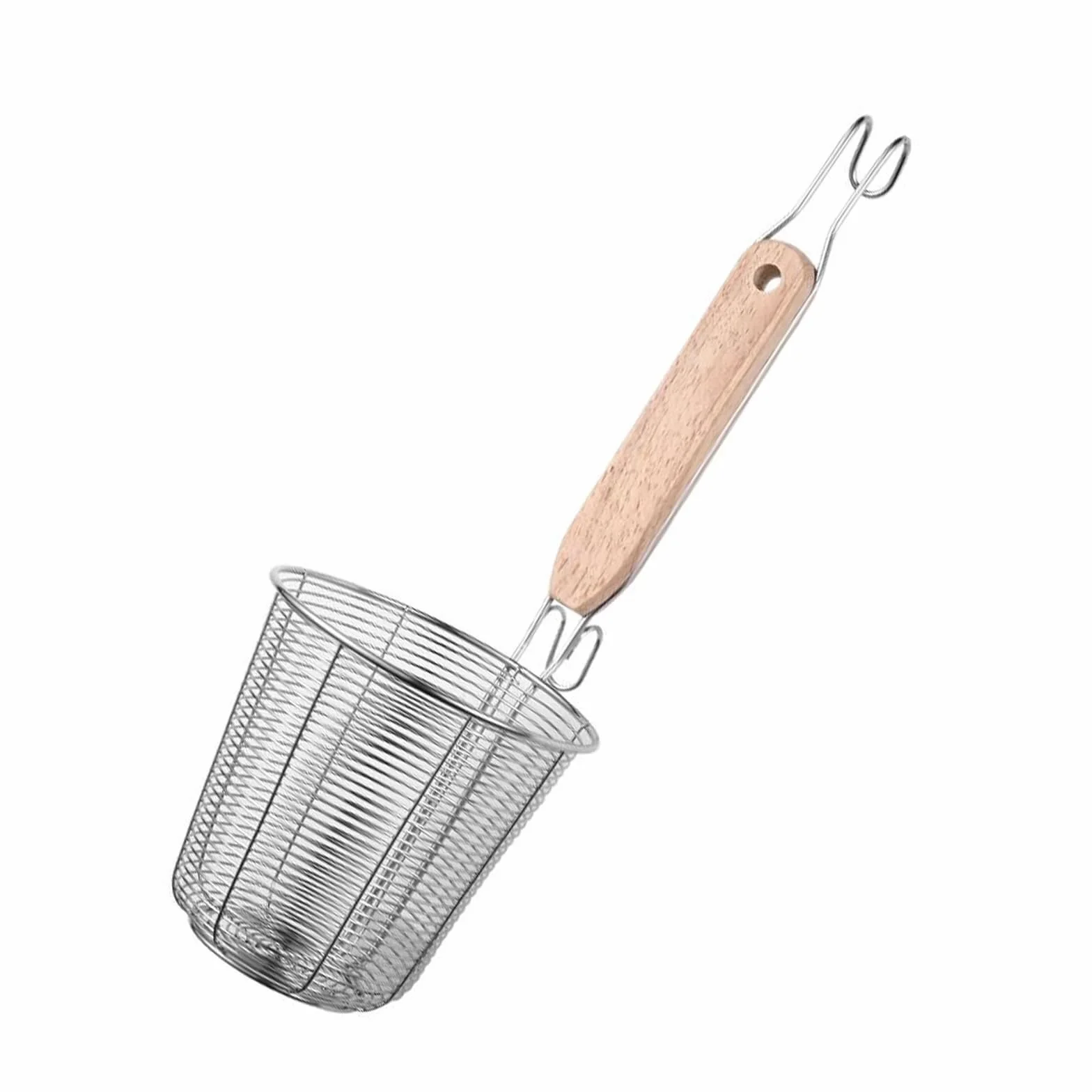 Sitko Kuchenne Sitko Do Smażenia Ze Stali Nierdzewnej Z Uchwytem Odpowiednie Do Kuchennych Narzędzi Filtrujących Łyżka Do Odcedzania(13cm)