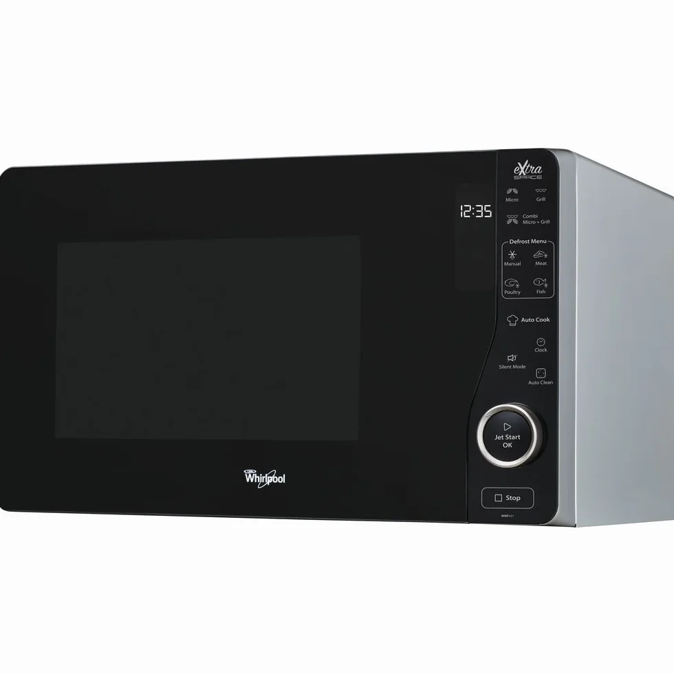 Whirlpool MWF421SL MWF 421 SL kuchenka mikrofalowa, 25 l, kolor czarny/srebrny