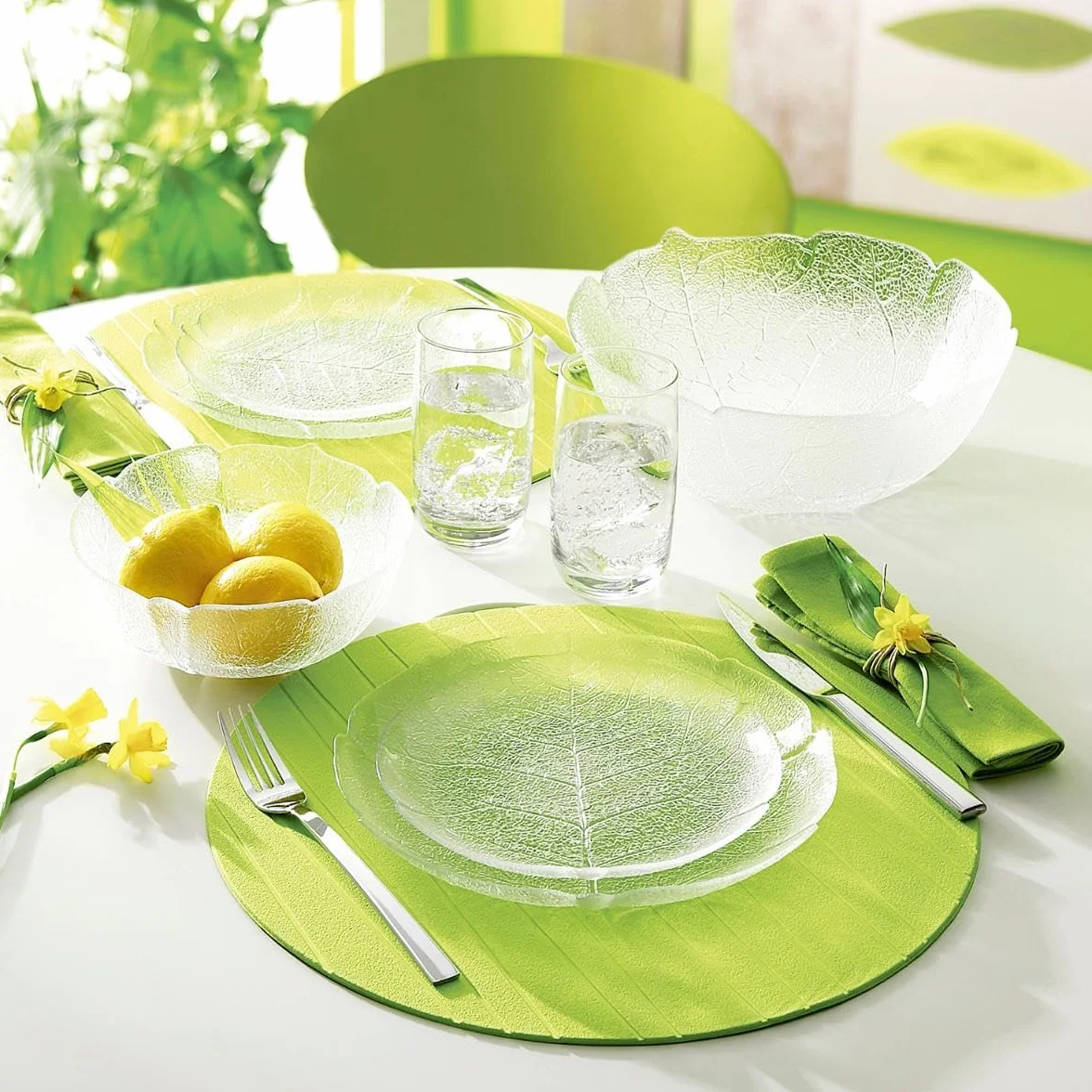 Luminarc ARC 10407 Aspen miseczka do sałatki, miska, 23 cm, 2 litry, szkło, przezroczysta, 1 sztuka