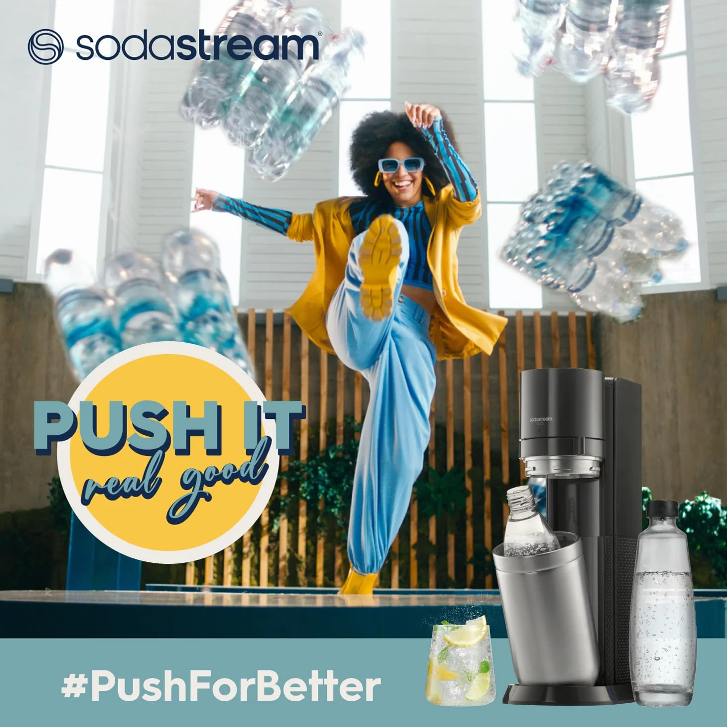 Sodastream Terra Saturator, Biały, 44 cm