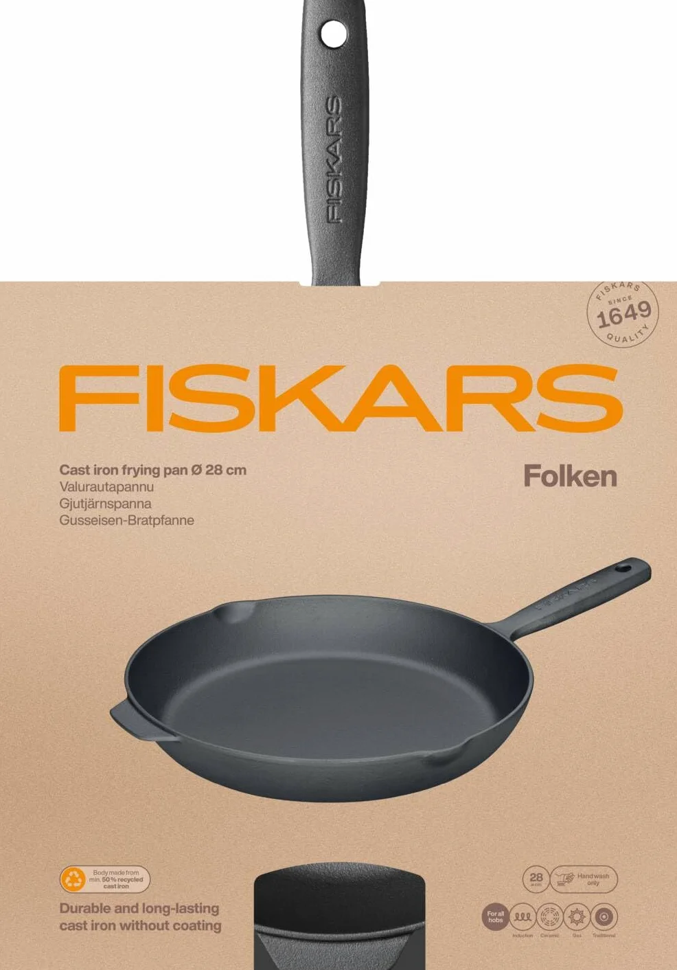 Fiskars Folken Frying pan 28cm