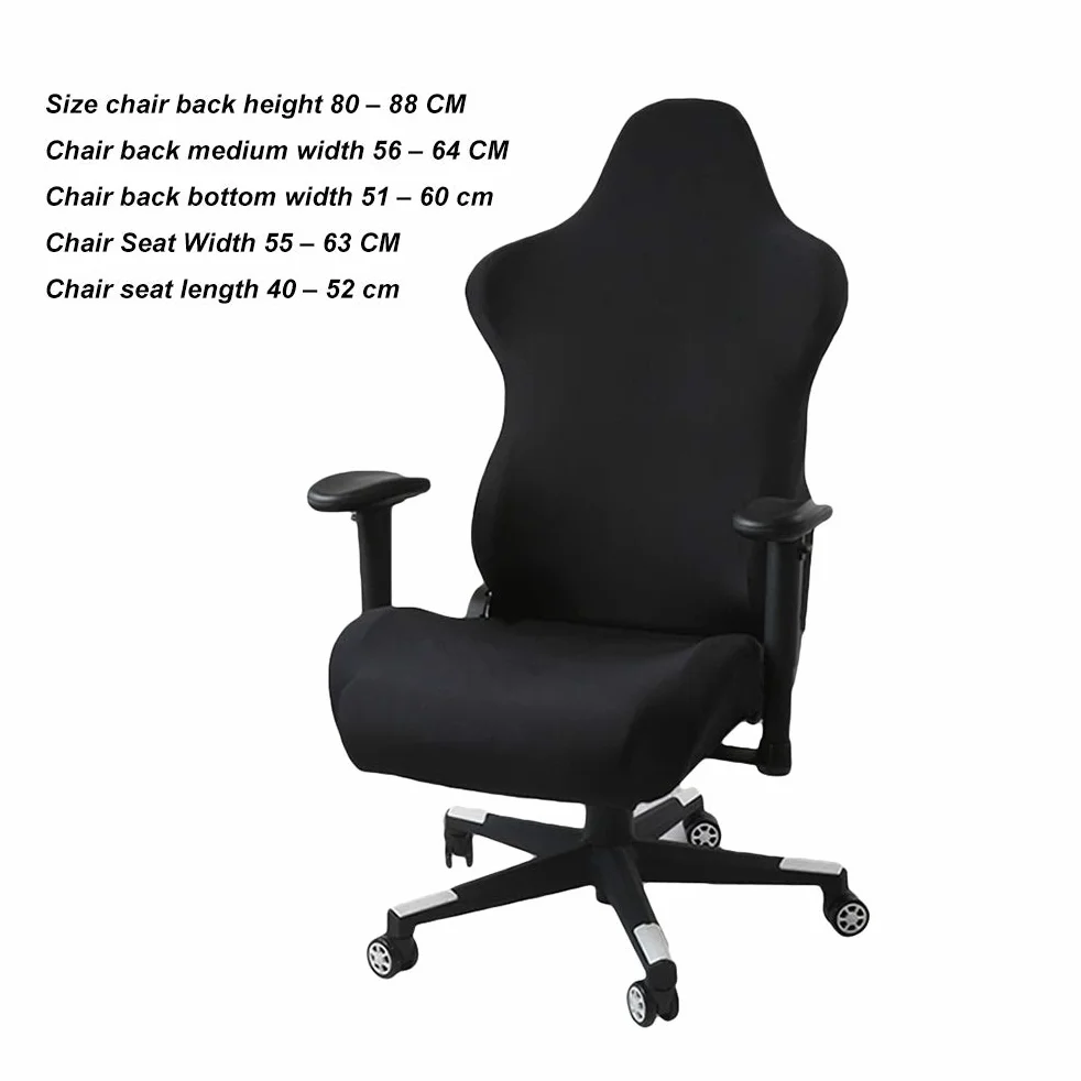 Woqook ergonomiczne pokrowce na krzesła, elastyczne, wyścigowe.