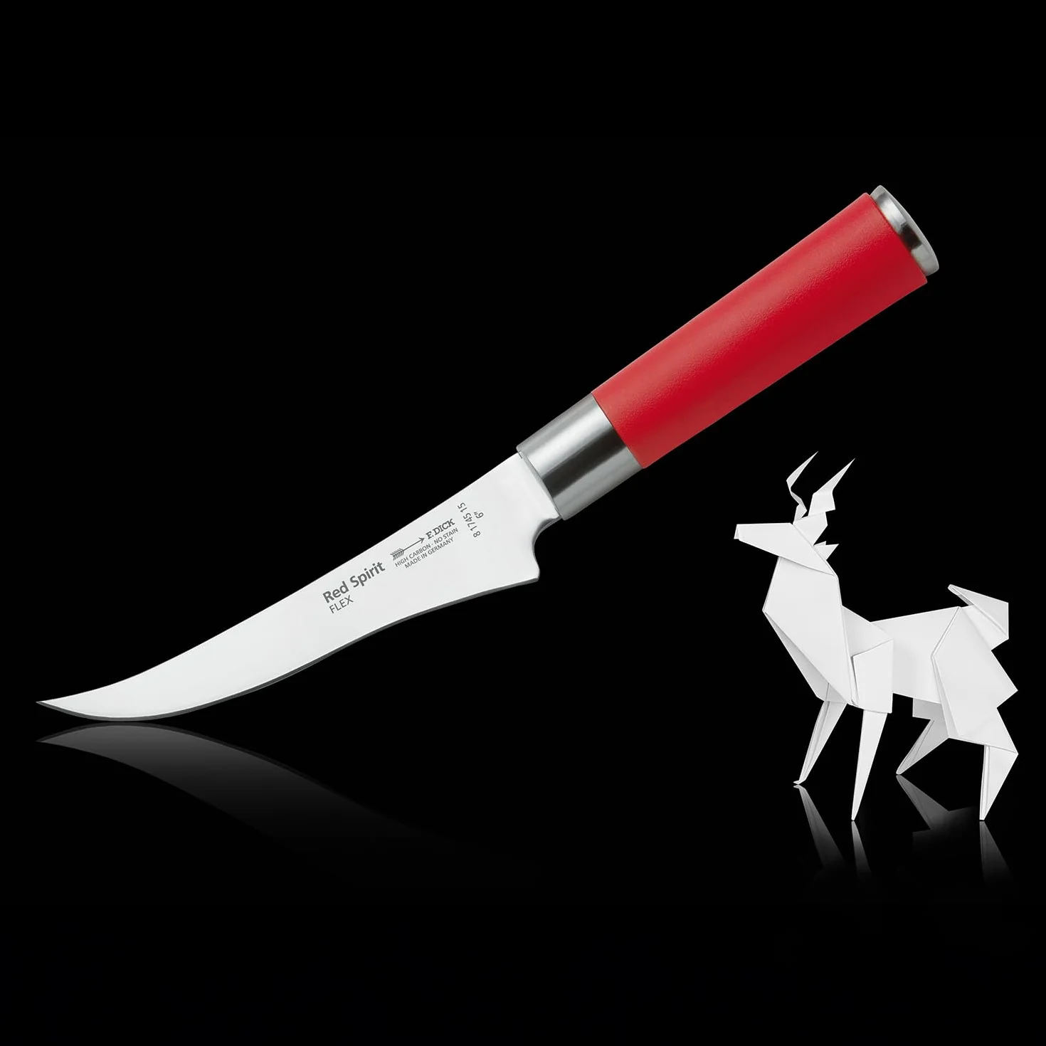 F. DICK Nóż do filetowania Red Spirit (nóż z ostrzem 15 cm, stal X55CrMo14, nierdzewny, 56° HRC) 81745152