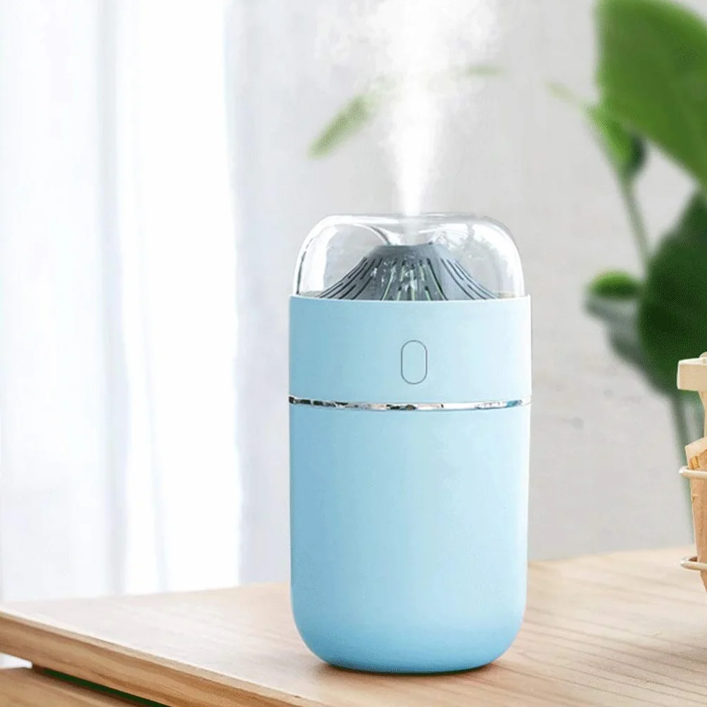 Nawilżacz Przenośny mini nawilżacz USB, 320 ml ultradźwiękowy stacja zimnej mgły osobisty nawilżacz powietrza, spray wody, cichy, automatyczne wyłączanie, regulowany tryb natrysku, odpowiedni do podróży i rodziny nas