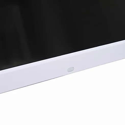KIMISS 10in WIFI Zegar Pogodowy, 100-240 V Cyfrowy Kalendarz Budzik Biały Data Czas Temperatura Wilgotność Budzik z obsługą Pilota Zdjęcia Filmy Odtwarzanie Muzyki (Wtyczka UE)
