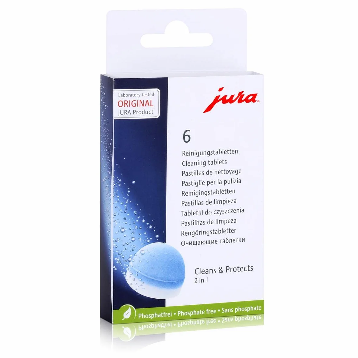 2 x tabletki czyszczące Jura i tabletki odkamieniające JURA