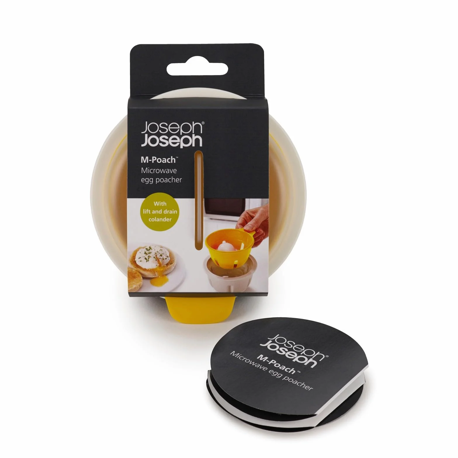 Joseph Joseph M-Poach Łużnik do mikrofalówki jajek, żółty