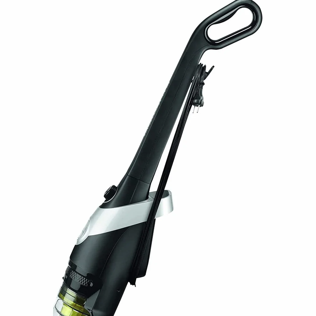 Rowenta RH8155 Powerline Extreme Cyclonic | bezworkowy odkurzacz ręczny z kablem sieciowym | nowa wysoce ślizgowa dysza | bardzo cichy | wysoka moc ssania bez worka | czarny/srebrny/żółty